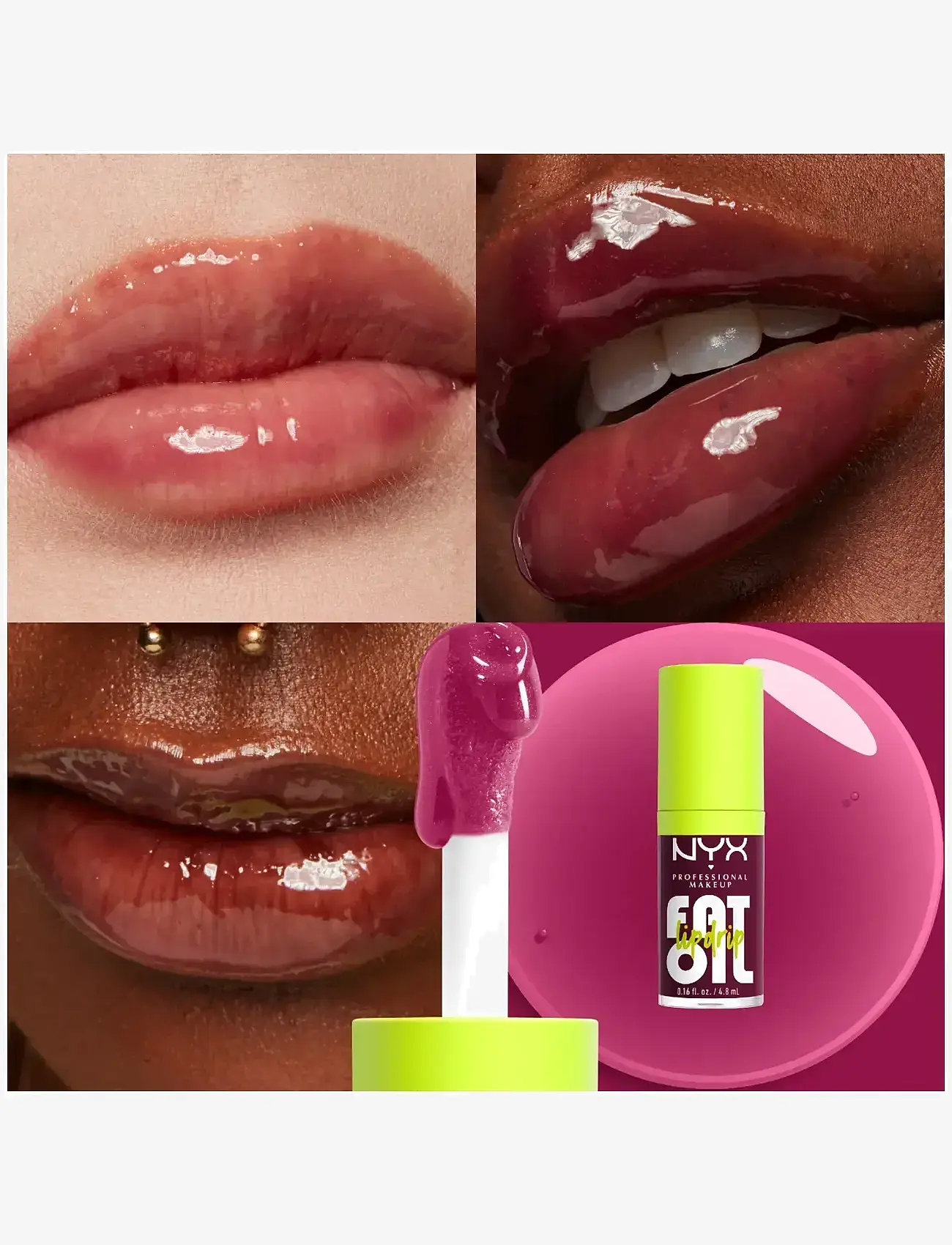 NYX Professional Makeup - Fat Oil Lip Drip - smink - that's chic 04 - 2