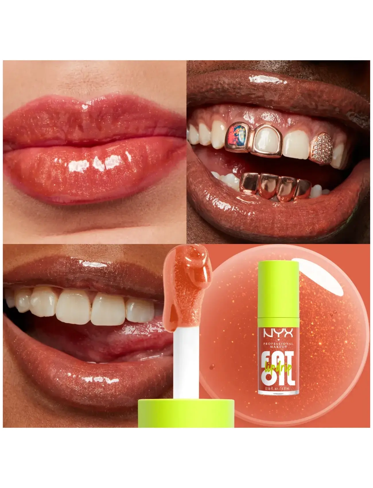 NYX Professional Makeup - Fat Oil Lip Drip - festtøj til outletpriser - follow back 06 - 2