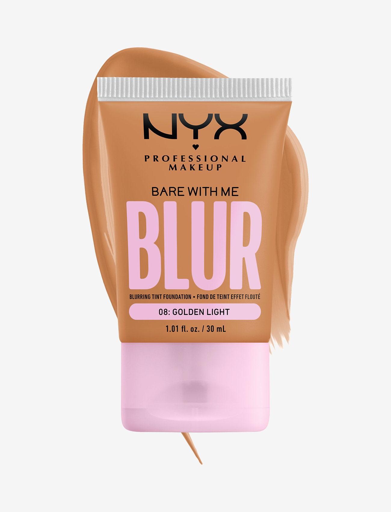 NYX Professional Makeup - NYX Professional Make Up Bare With Me Blur Tint Foundation 08 Golden Light - makeup - golden light - light medium with a neutral undertone
 08 - 2