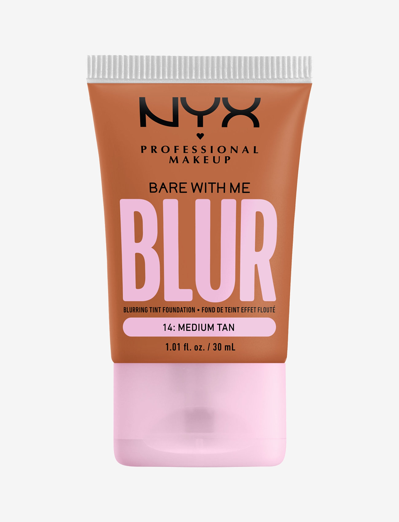 NYX Professional Makeup - NYX Professional Make Up Bare With Me Blur Tint Foundation 14 Medium Tan - smink - medium tan - medium tan with a neutral undertone
 14 - 0