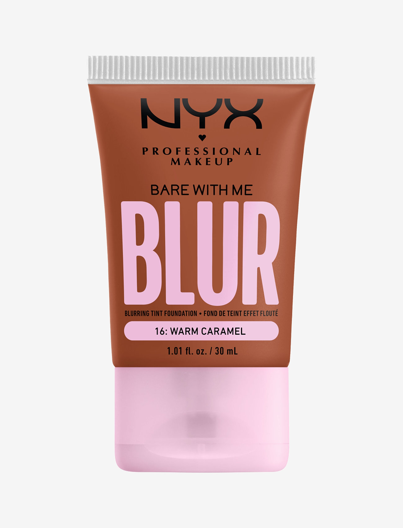 NYX Professional Makeup - NYX Professional Make Up Bare With Me Blur Tint Foundation 16 Warm Caramel - makeup - warm caramel - medium deep with a neutral undertone
 16 - 0