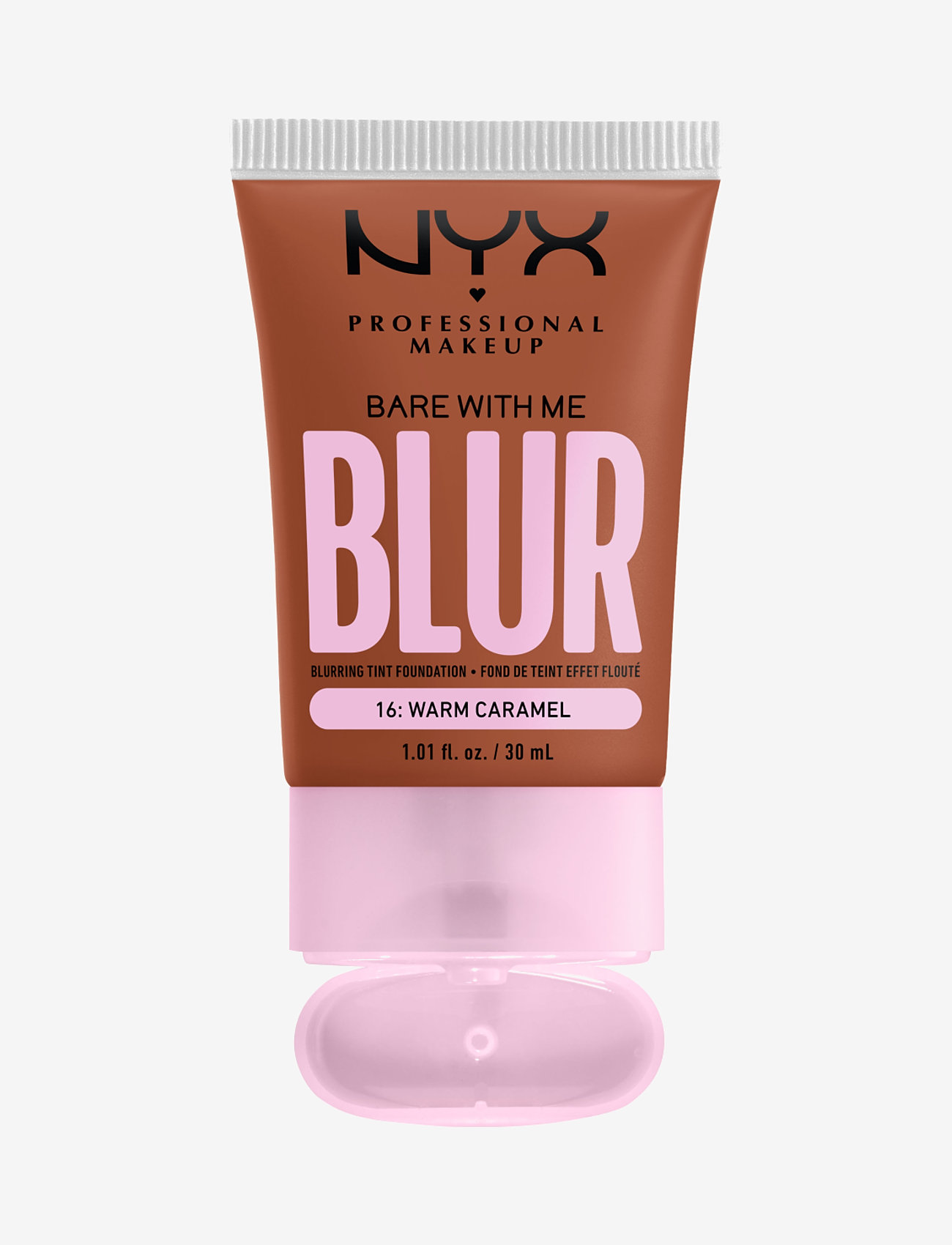 NYX Professional Makeup - NYX Professional Make Up Bare With Me Blur Tint Foundation 16 Warm Caramel - makeup - warm caramel - medium deep with a neutral undertone
 16 - 3