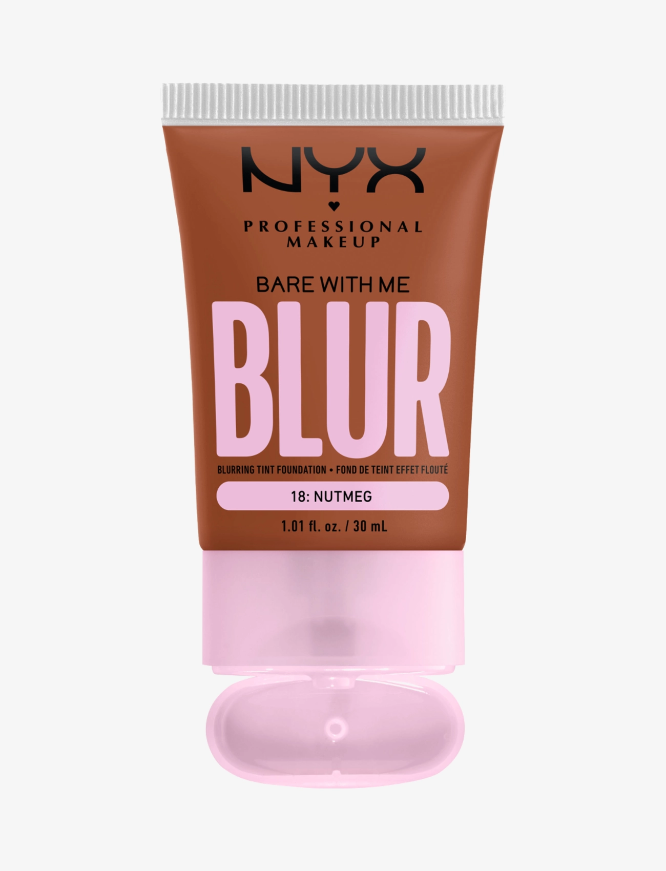 NYX Professional Makeup - NYX Professional Make Up Bare With Me Blur Tint Foundation 18 Nutmeg - smink - nutmeg 18 - 3