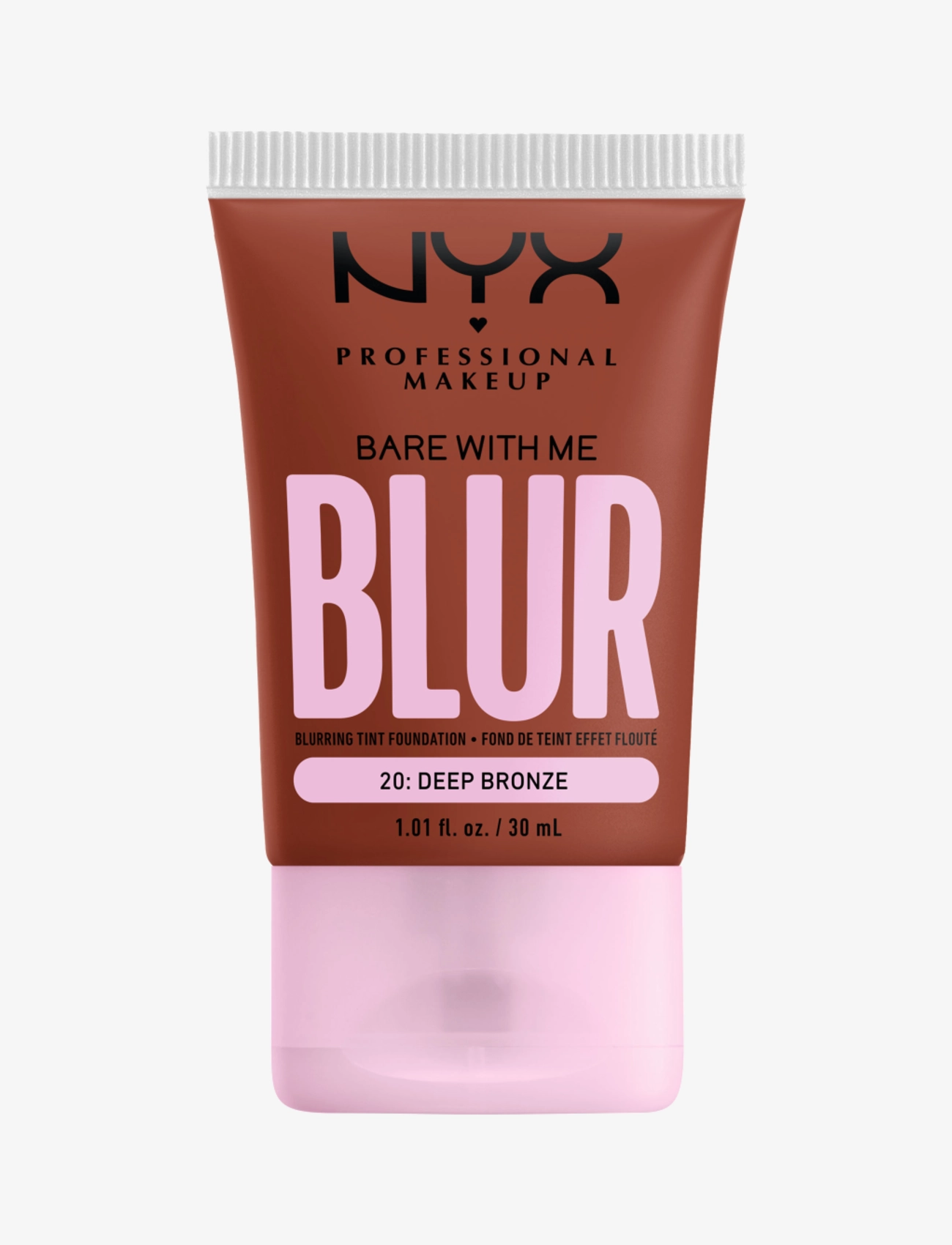 NYX Professional Makeup Nyx Professional Make Up Bare With Me Blur Tint Foundation 20 Deep Bronze, Foundation, Str: 30 ml