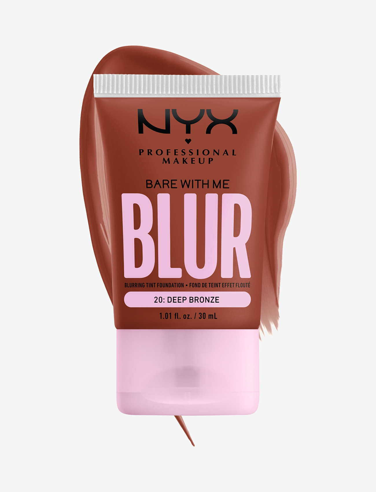 NYX Professional Makeup - NYX Professional Make Up Bare With Me Blur Tint Foundation 20 Deep Bronze - meikit - deep bronze - deep rich with a cool undertone
 20 - 2