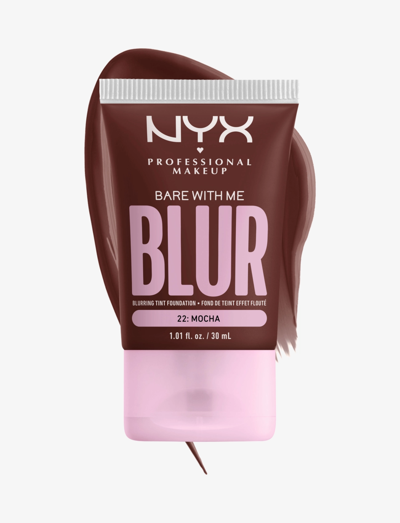 NYX Professional Makeup - NYX Professional Make Up Bare With Me Blur Tint Foundation 22 Mocha - festtøj til outletpriser - mocha 22 - 2
