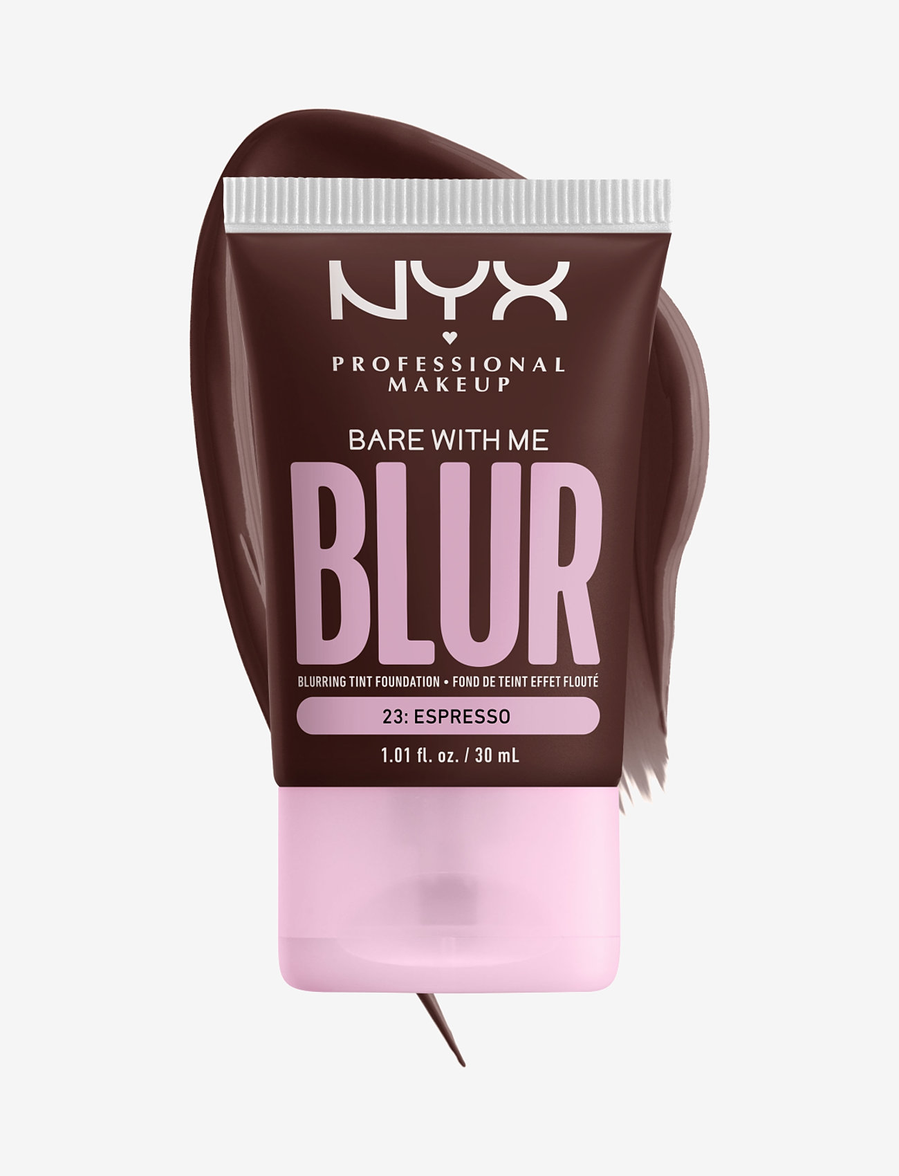 NYX Professional Makeup - NYX Professional Make Up Bare With Me Blur Tint Foundation 23 Espresso - smink - espresso - deep espresso with a cool undertone
 23 - 2