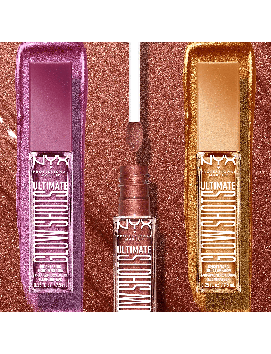 NYX Professional Makeup - NYX Professional Makeup Ultimate Glow Shots Liquid Eyeshadow 17 Passionfruit Posh 7,5 ml - passionfruit posh - 5