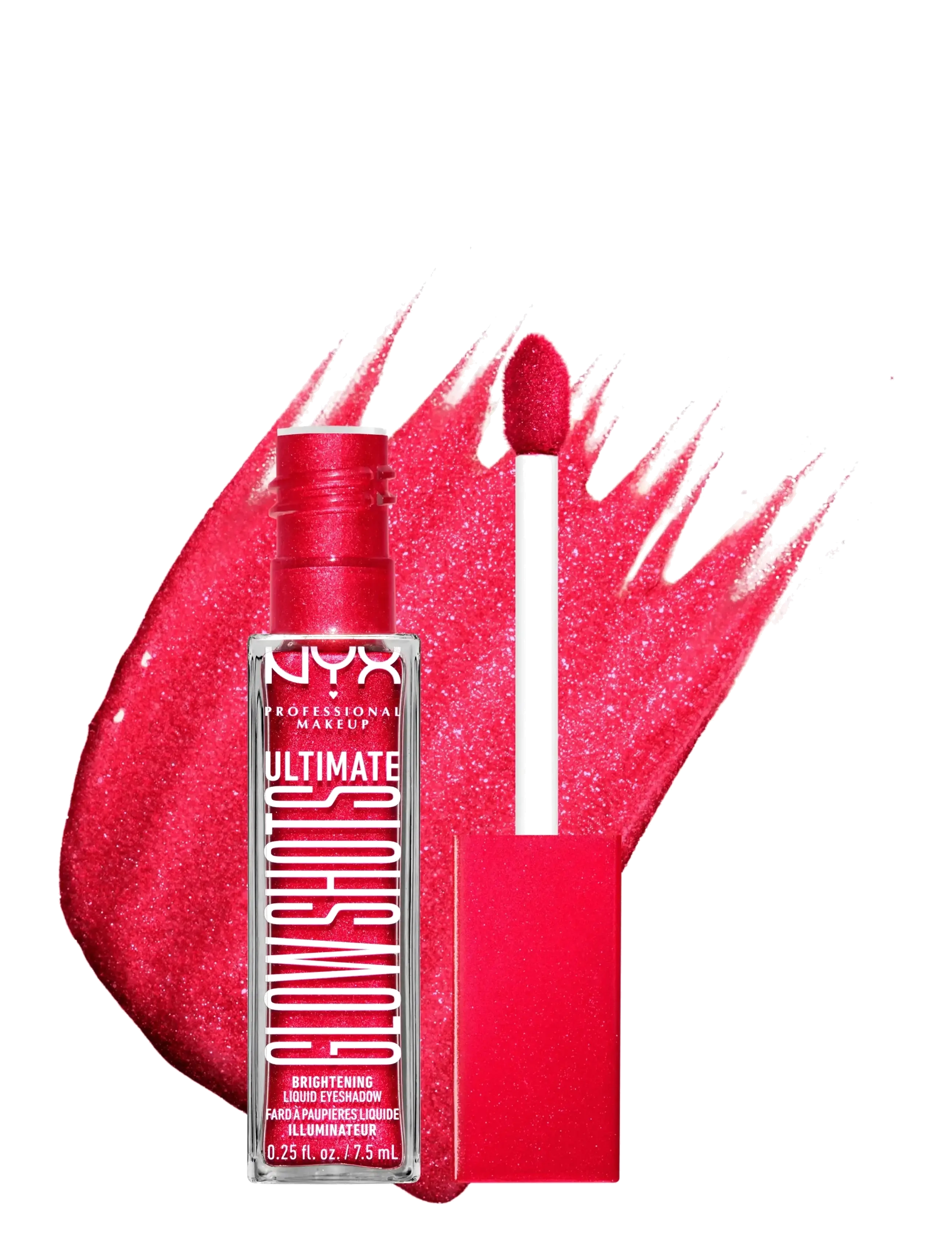 NYX Professional Makeup - NYX Professional Makeup Ultimate Glow Shots Liquid Eyeshadow 19 Strawberry Stacked 7,5 ml - strawberry stacked - 1