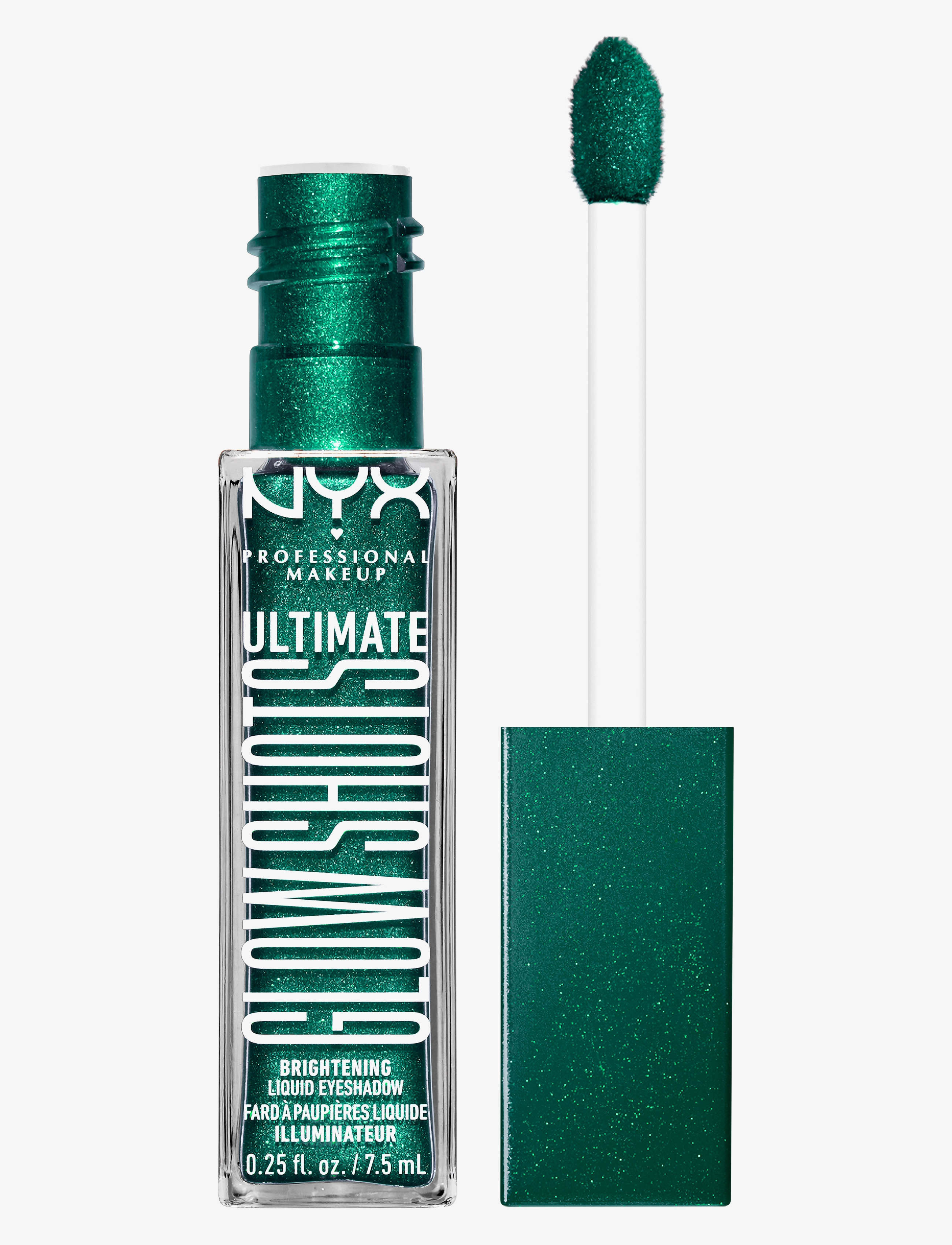 NYX Professional Makeup Ultimate Glow Shots Watermelon Wealth, Øjenskygge - Ikke palette, Grøn, Str: 7.5 ml