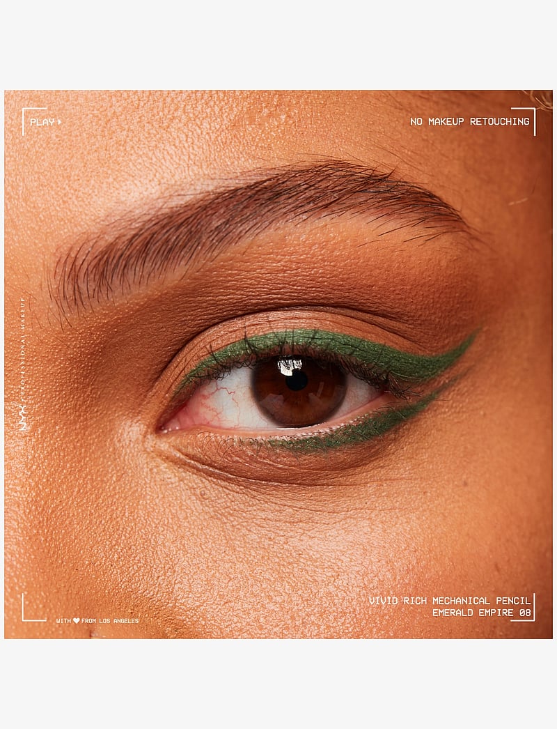 NYX Professional Makeup - NYX Professional Makeup Vivid Rich Mechanical Eyeliner Pencil 08 Emerald Empire 0.28g - makeup - emerald empire - 1