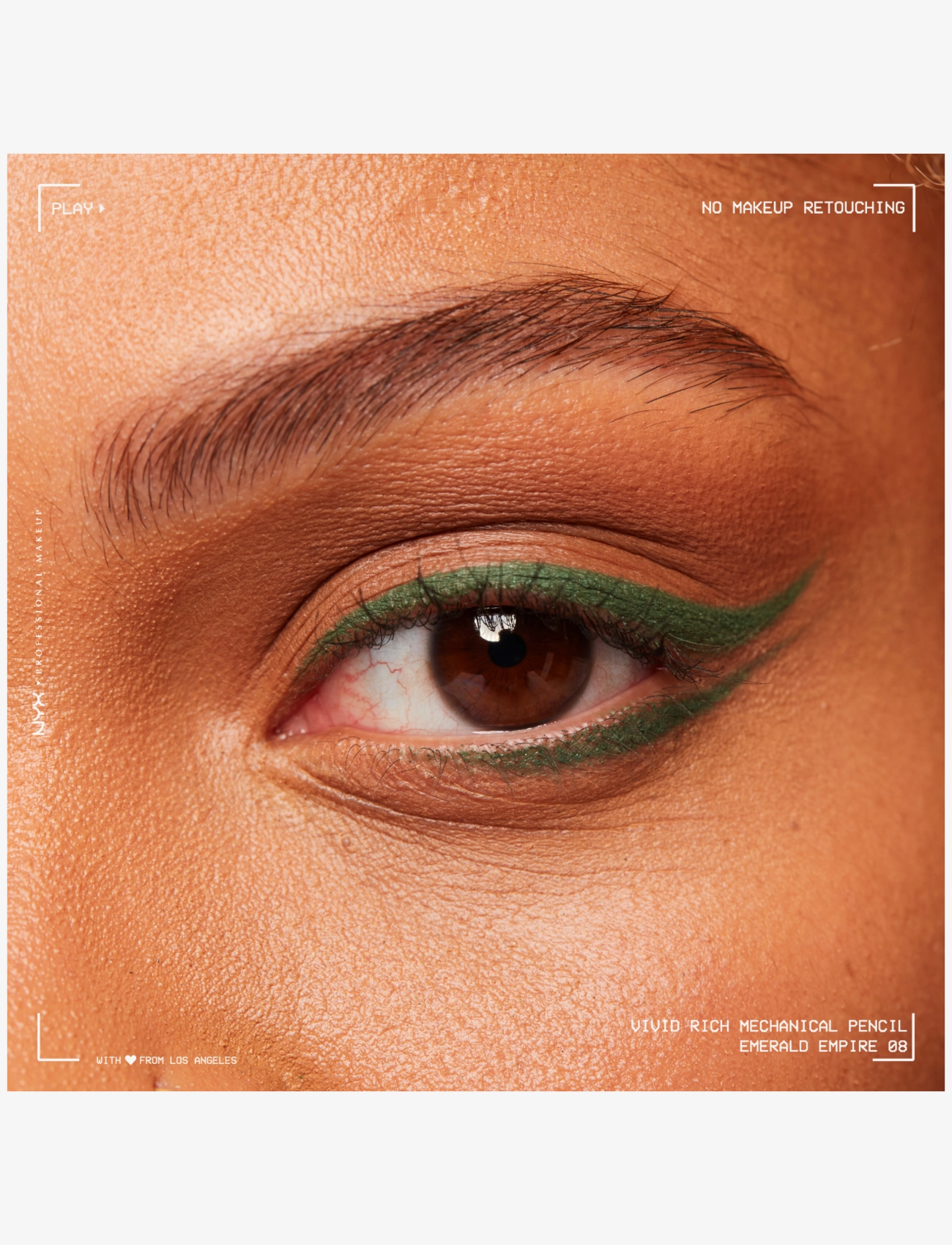 NYX Professional Makeup - NYX Professional Makeup Vivid Rich Mechanical Eyeliner Pencil 08 Emerald Empire 0.28g - smink - emerald empire - 1