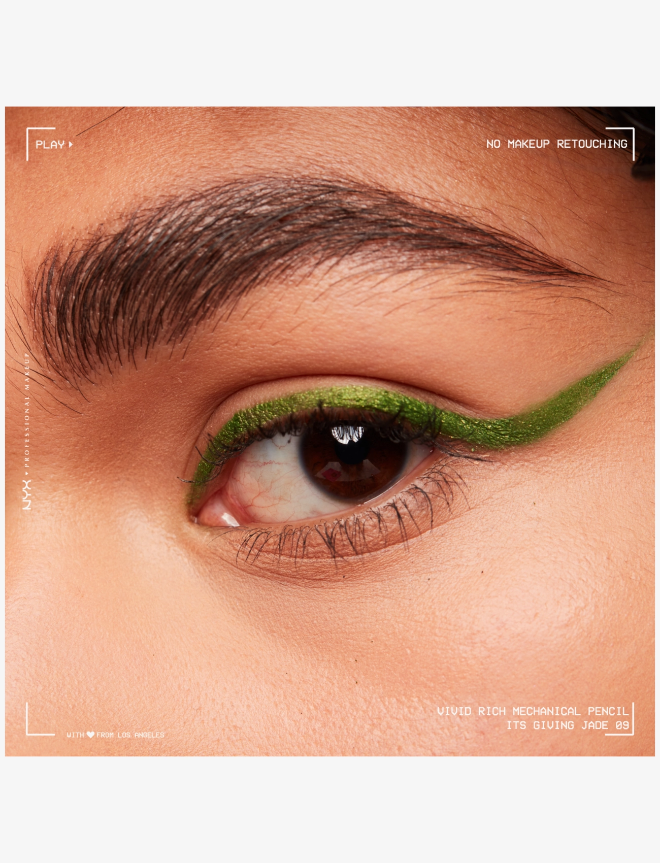 NYX Professional Makeup - NYX Professional Makeup Vivid Rich Mechanical Eyeliner Pencil 09 It's Giving Jade 0.28g - festtøj til outletpriser - it's giving jade - 1
