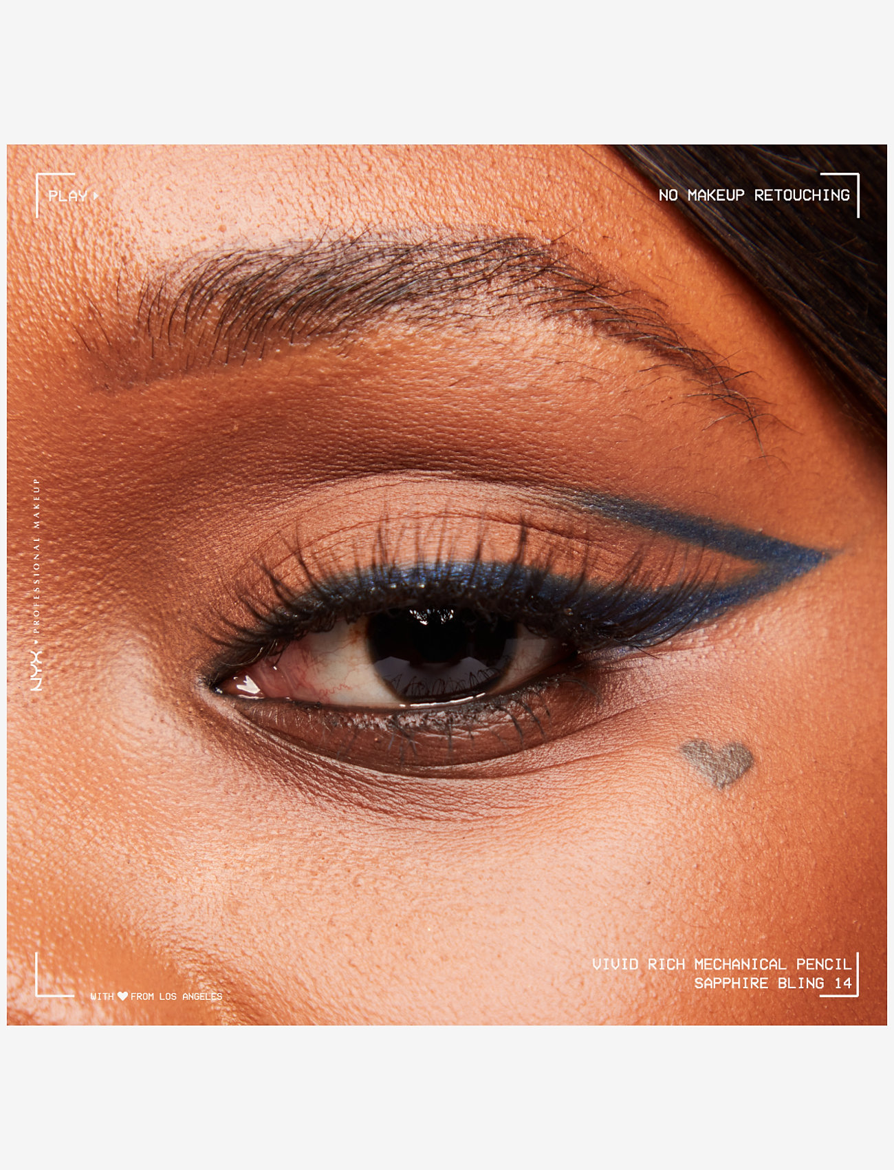 NYX Professional Makeup - NYX Professional Makeup Vivid Rich Mechanical Eyeliner Pencil 14 Sapphire Bling 0.28g - smink - sapphire bling - 1