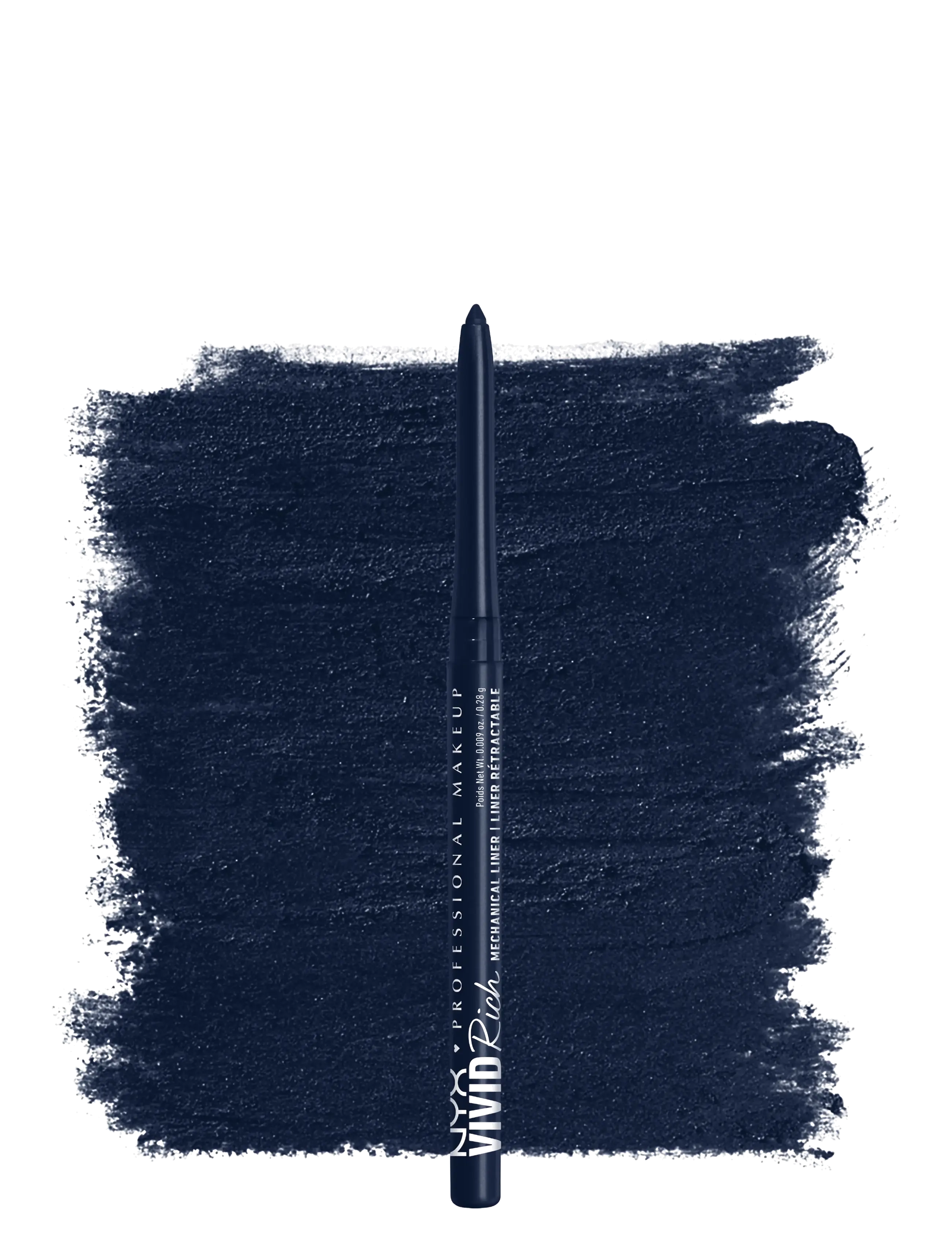 NYX Professional Makeup - NYX Professional Makeup Vivid Rich Mechanical Eyeliner Pencil 14 Sapphire Bling 0.28g - makeup - sapphire bling - 1