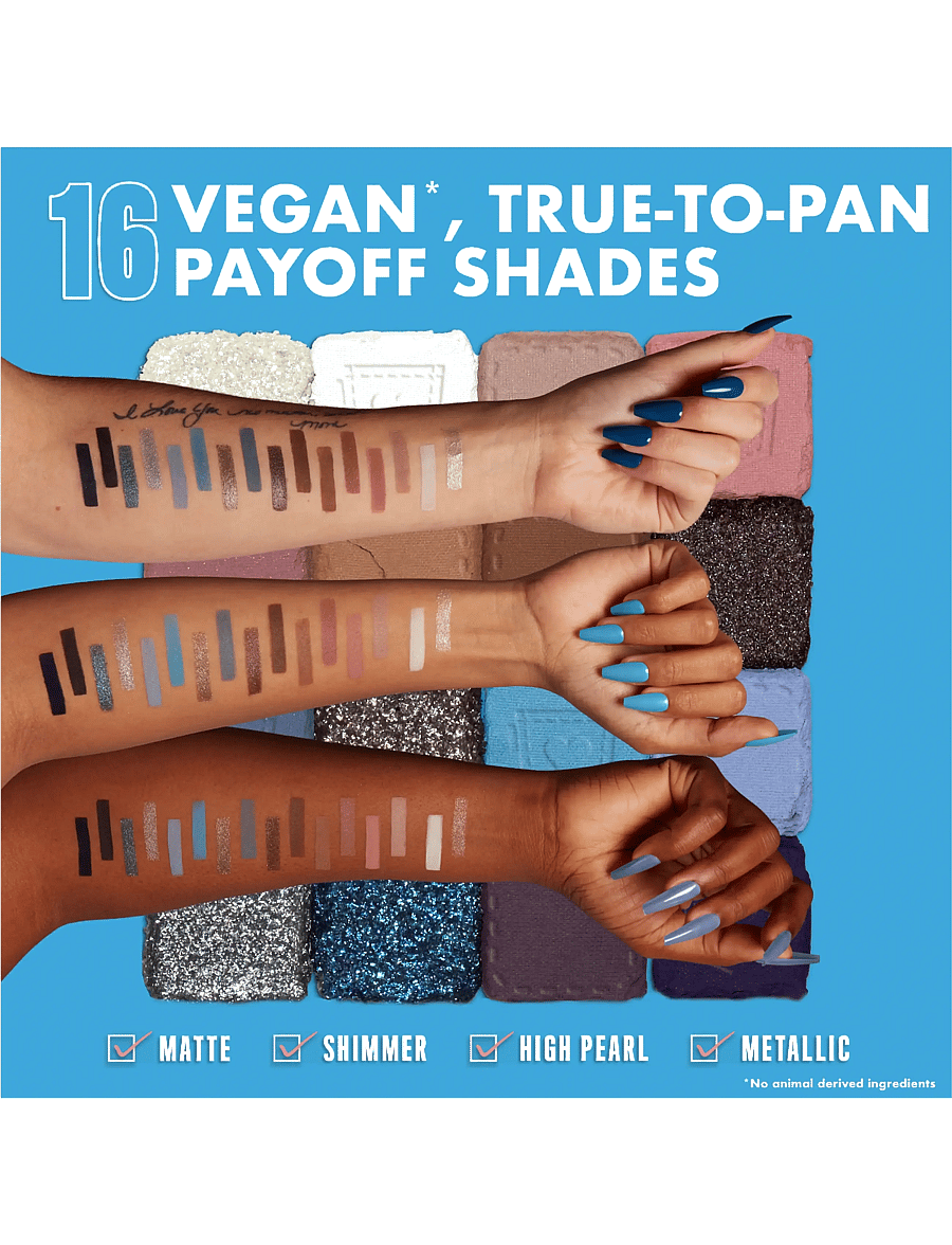 NYX Professional Makeup - NYX Professional Makeup Ultimate Shadow Palette 16 Pan 01W Vintage Jean Baby 12,8 g - Øjne & bryn - vintage jean baby - 4