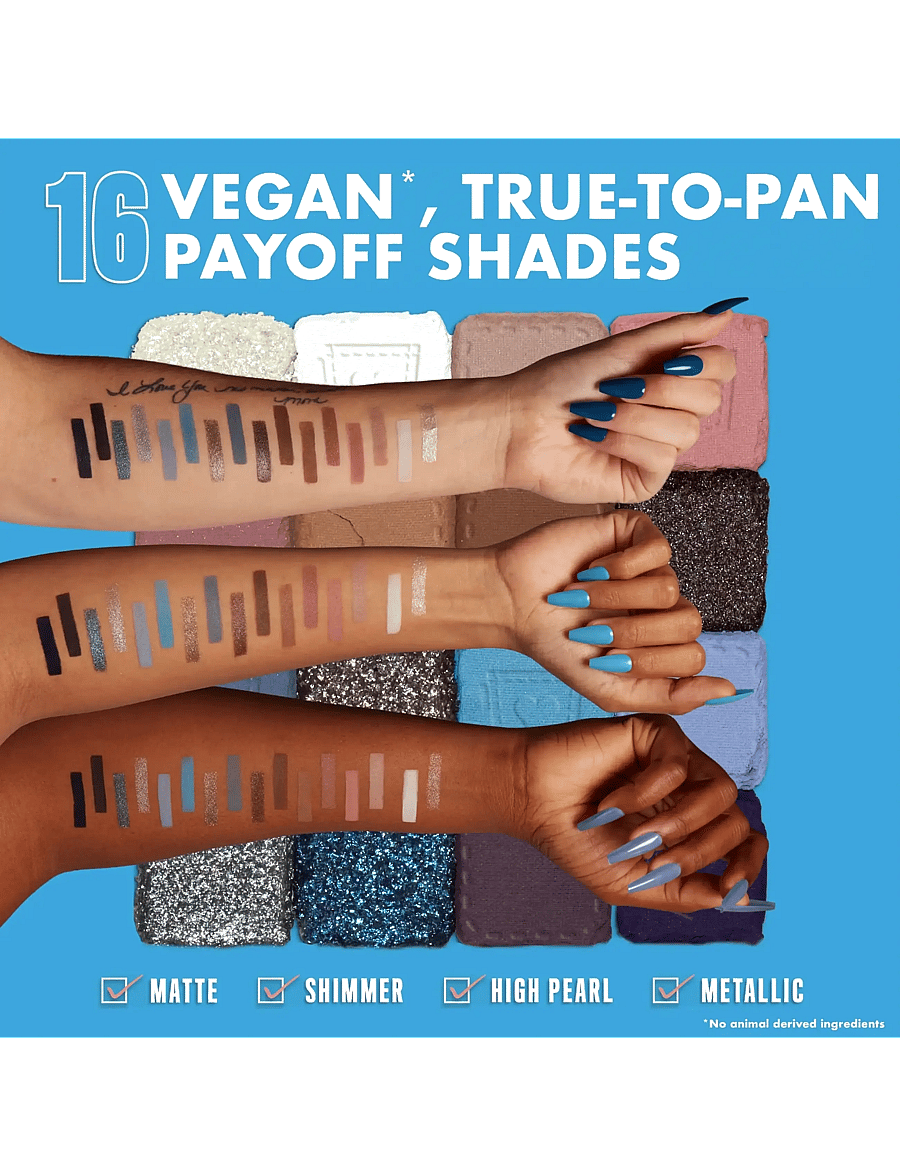 NYX Professional Makeup - NYX Professional Makeup Ultimate Shadow Palette 16 Pan 01W Vintage Jean Baby 12,8 g - Ögon & bryn - vintage jean baby - 5