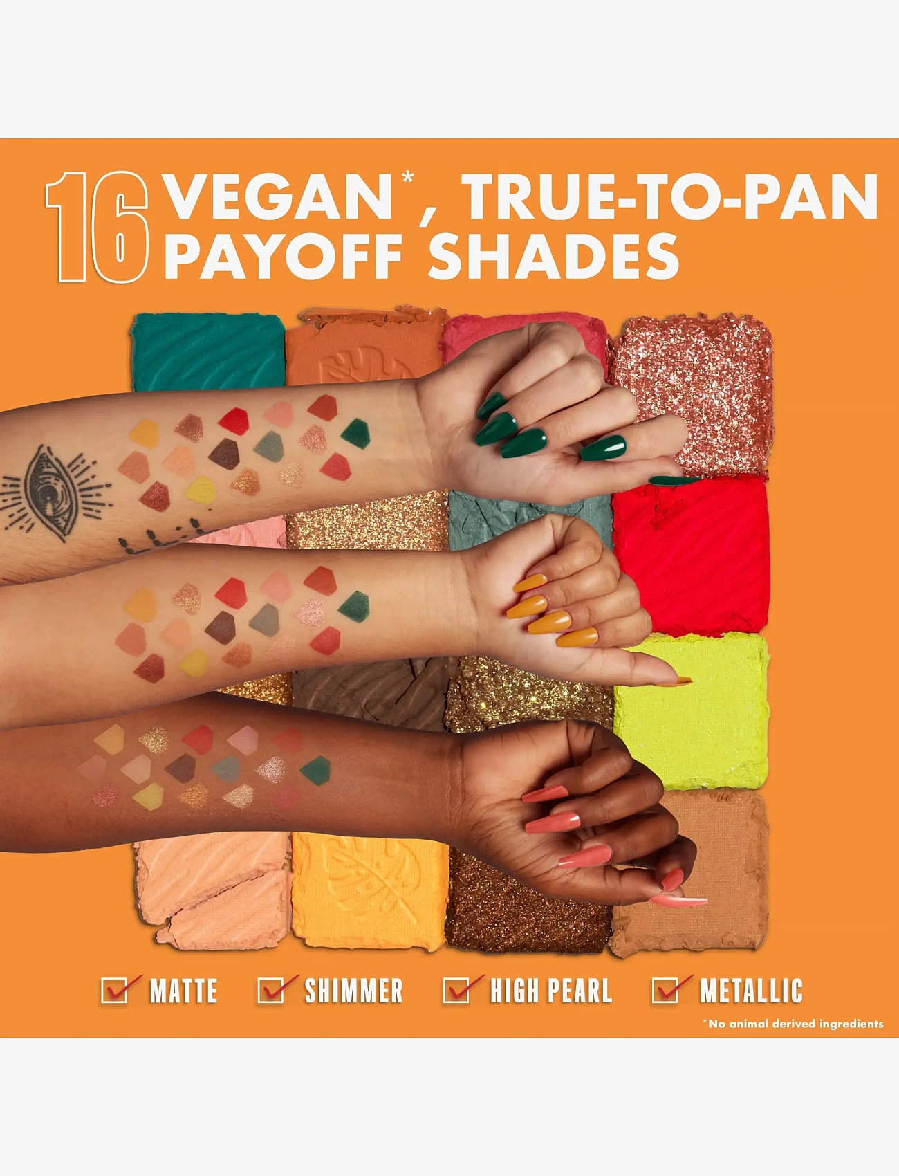 NYX Professional Makeup - NYX Professional Makeup Ultimate Shadow Palette 16 Pan 02W Paradise Shock 12,8 g - Øjne & bryn - paradise shock - 5