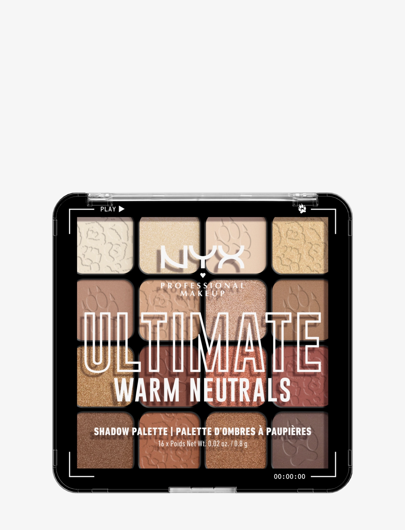 NYX Professional Makeup Ultimate Shadow Palette 16-Pan Warm Neutrals - Ögonskuggspalett - WARM NEUTRALS WARM NEUTRALS / multi