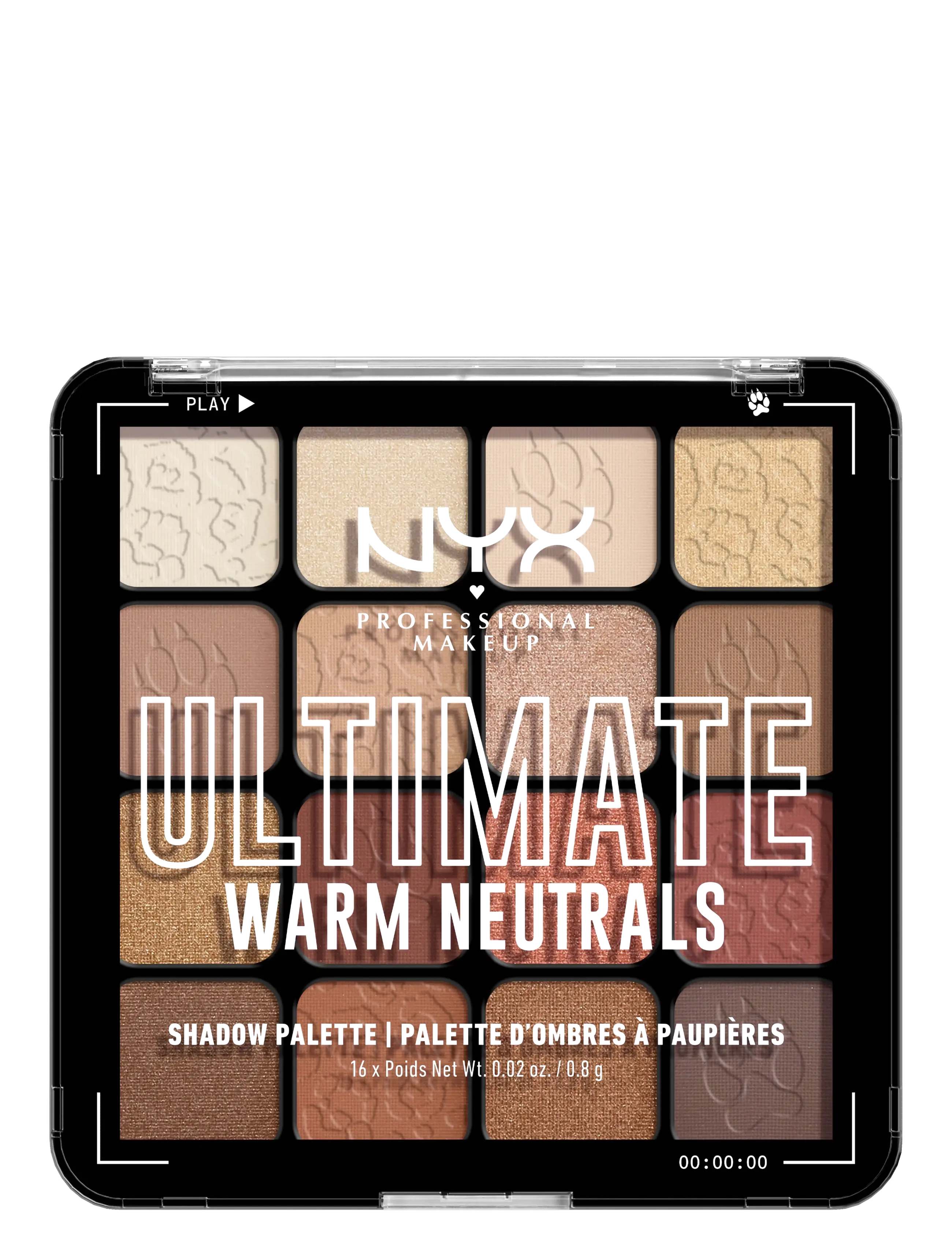NYX Professional Makeup Ultimate Shadow Palette 16-Pan Warm Neutrals - NYX Professional Makeup - WARM NEUTRALS WARM NEUTRALS / multi