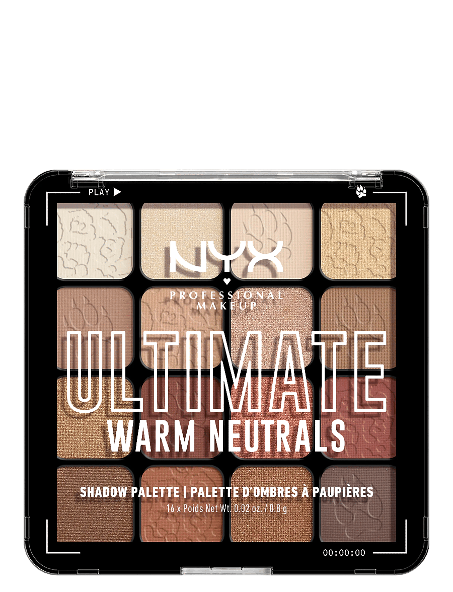 NYX Professional Makeup - Ultimate Shadow Palette 16-Pan Warm Neutrals - silmad ja kulmud - warm neutrals warm neutrals - 1