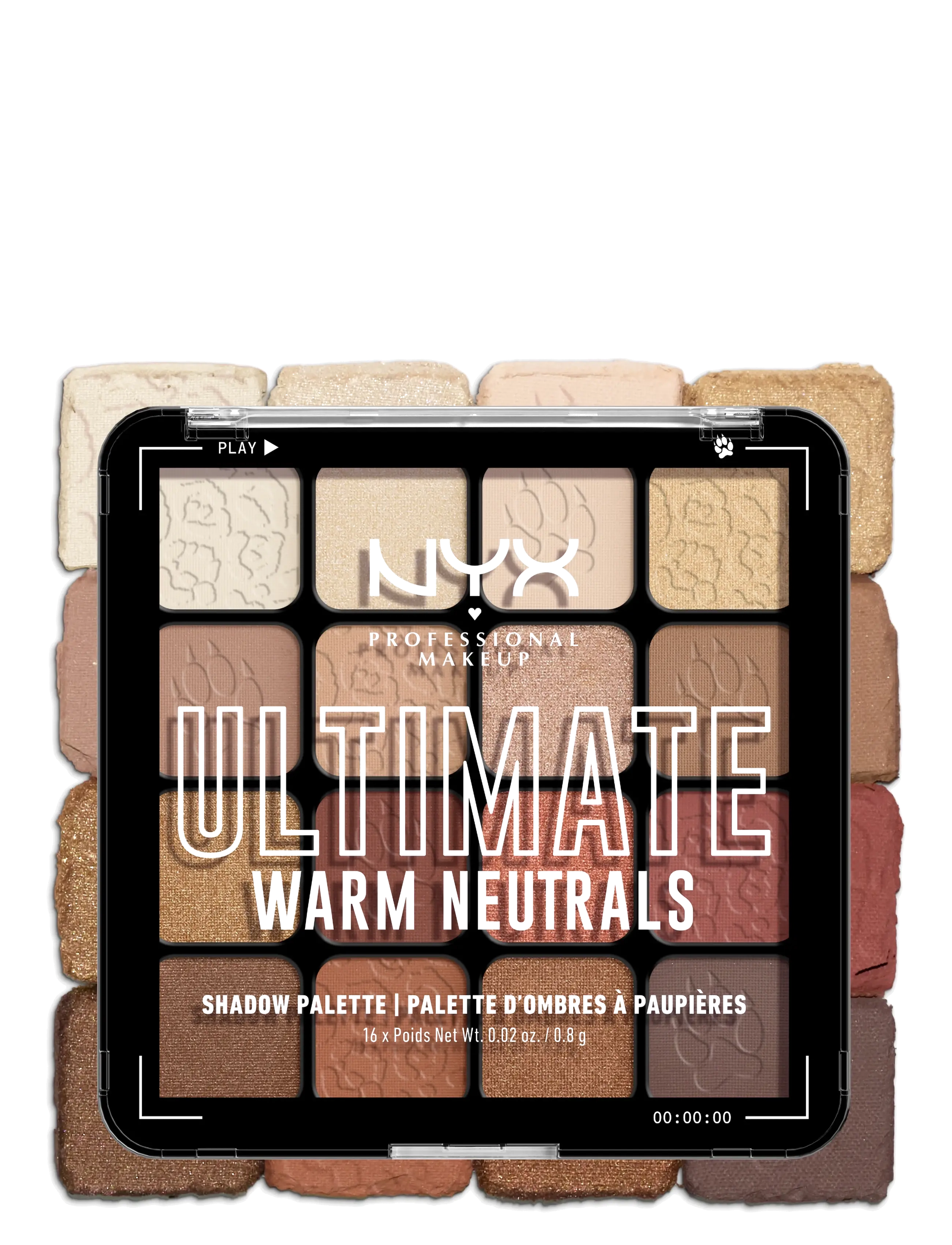 NYX Professional Makeup - Ultimate Shadow Palette 16-Pan Warm Neutrals - Øjne & bryn - warm neutrals warm neutrals - 2