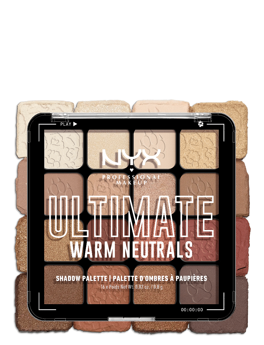 NYX Professional Makeup - Ultimate Shadow Palette 16-Pan Warm Neutrals - silmad ja kulmud - warm neutrals warm neutrals - 2