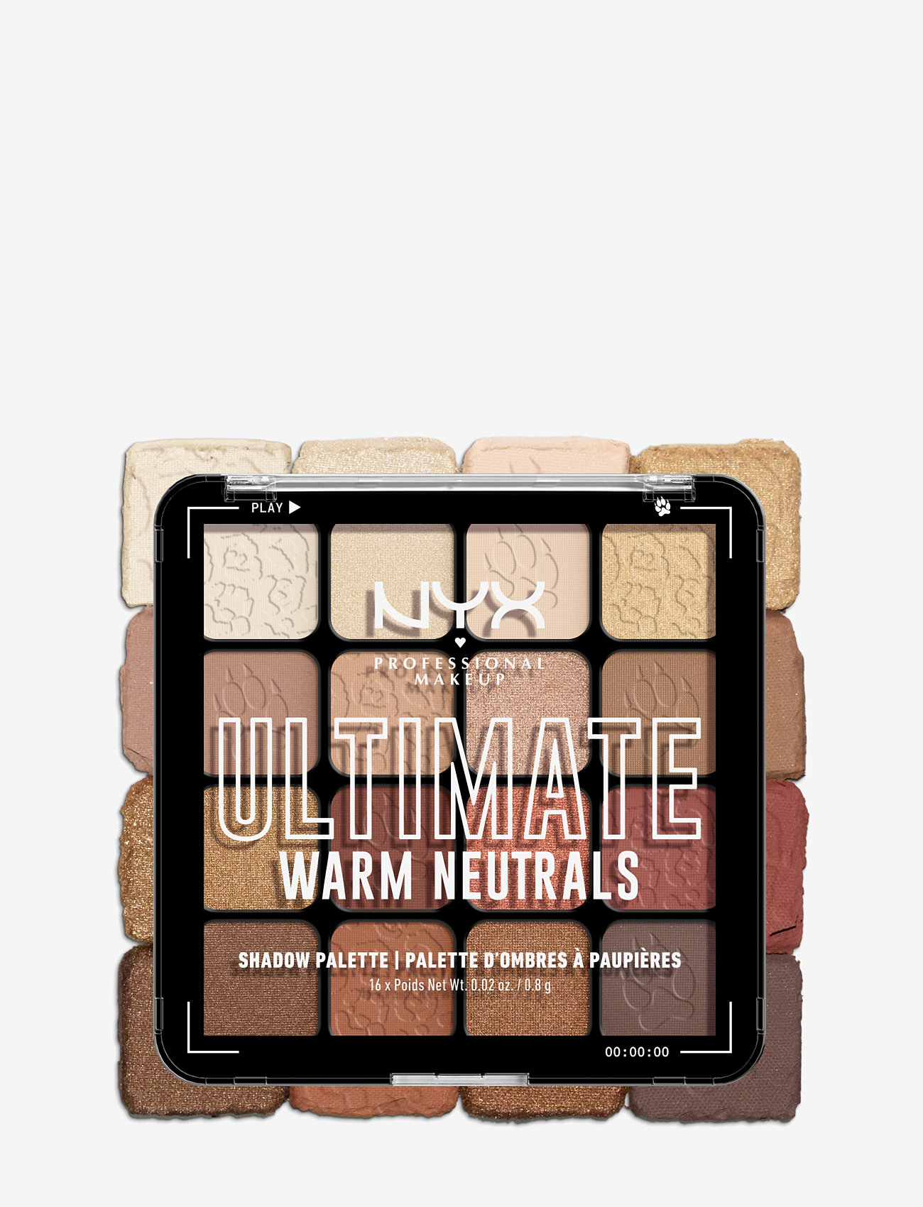 NYX Professional Makeup - Ultimate Shadow Palette 16-Pan Warm Neutrals - Øjne & bryn - warm neutrals warm neutrals - 3