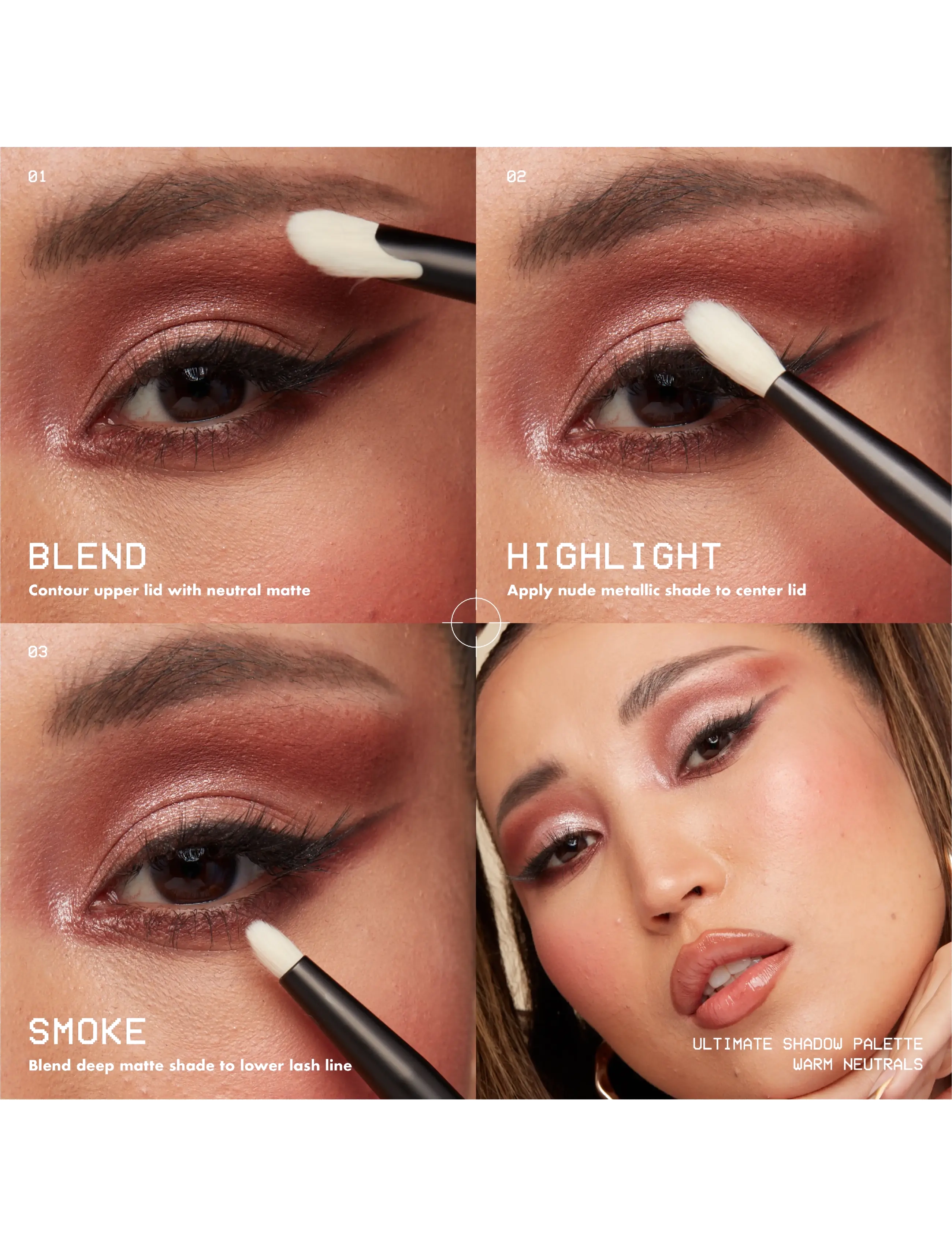 NYX Professional Makeup - Ultimate Shadow Palette 16-Pan Warm Neutrals - Øjne & bryn - warm neutrals warm neutrals - 5