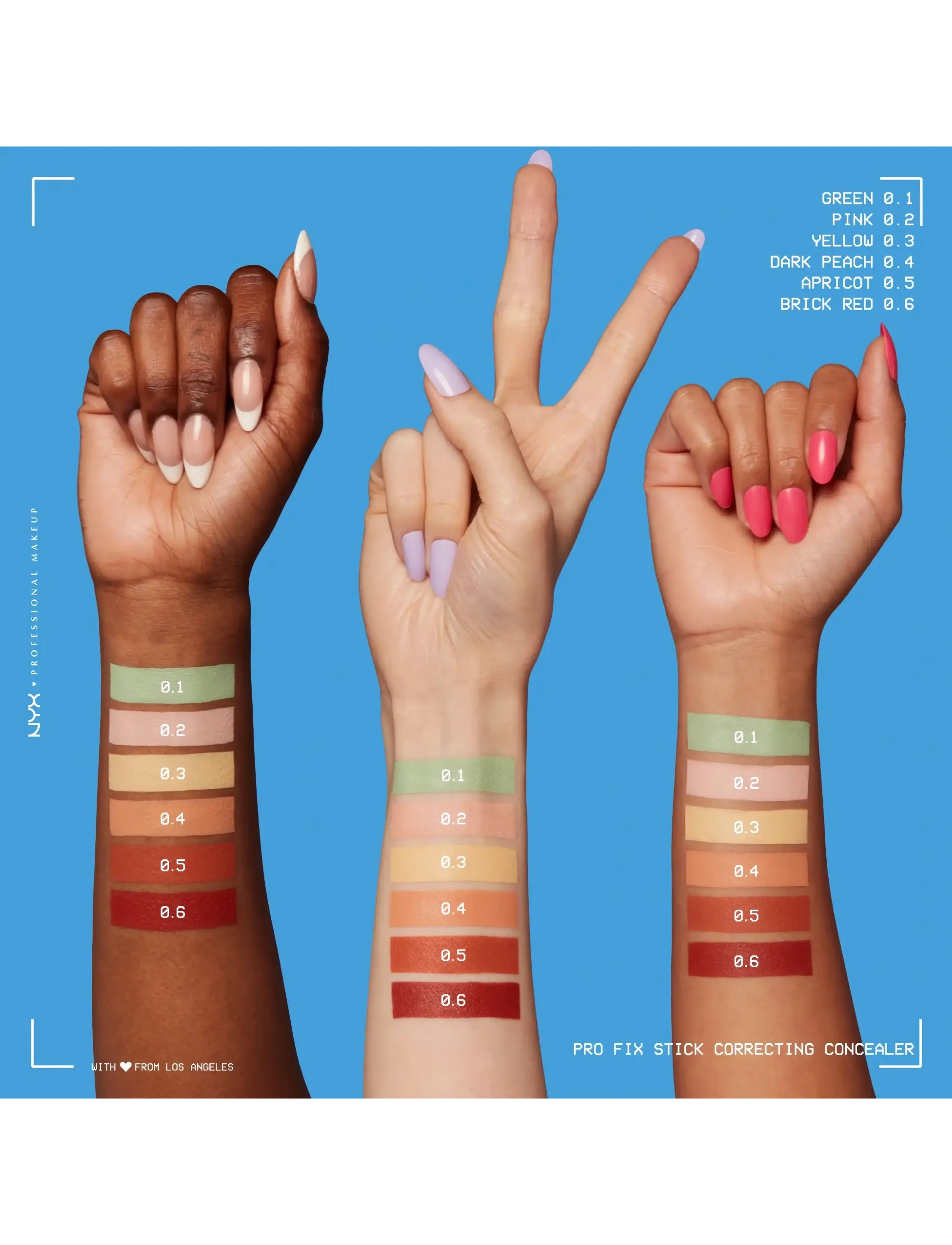 NYX Professional Makeup - NYX Professional Makeup Pro Fix Stick Correcting Concealer 0.3 Mid Yellow 1,6 g - mid yellow - 5