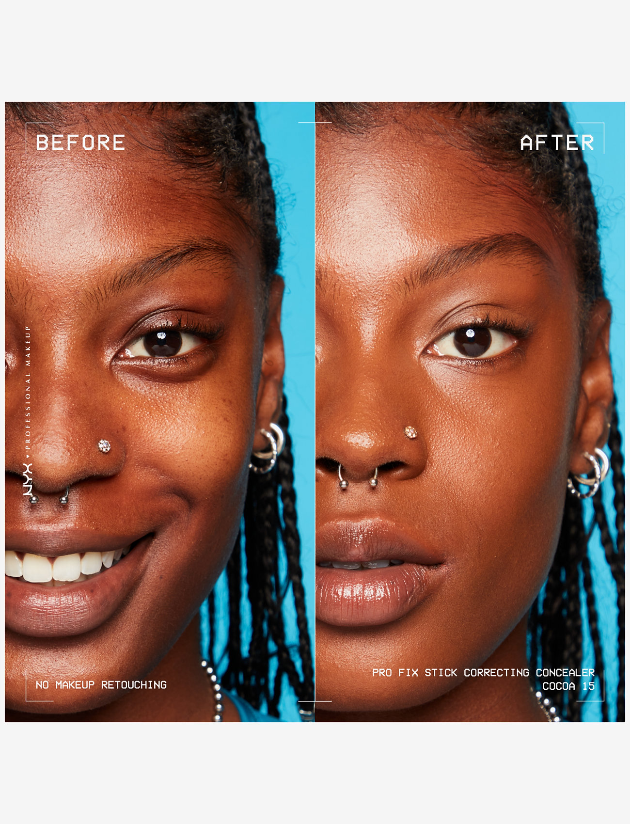 NYX Professional Makeup - NYX Professional Makeup Pro Fix Stick Concealer 15 Cocoa 1.6g - smink - cocoa - 1