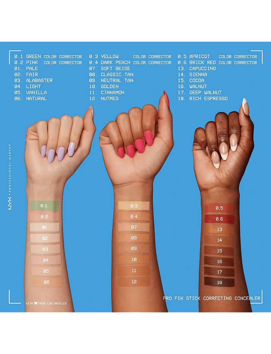 NYX Professional Makeup - NYX Professional Makeup Pro Fix Stick Correcting Concealer 01 Pale 1,6 g - pale - 5