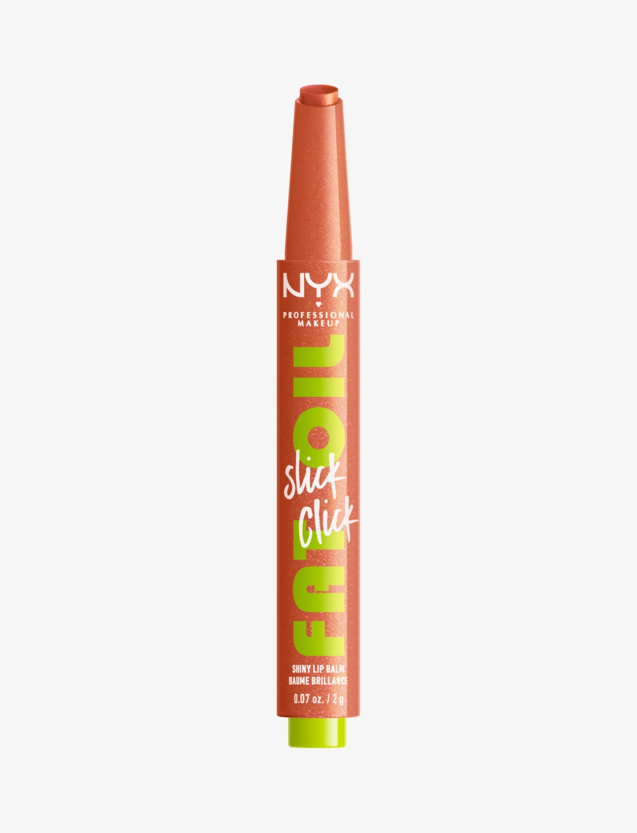 NYX Professional Makeup Fat Oil Slick Click Lip Balm, Læbepleje, Nude, Str: 2.3 ML