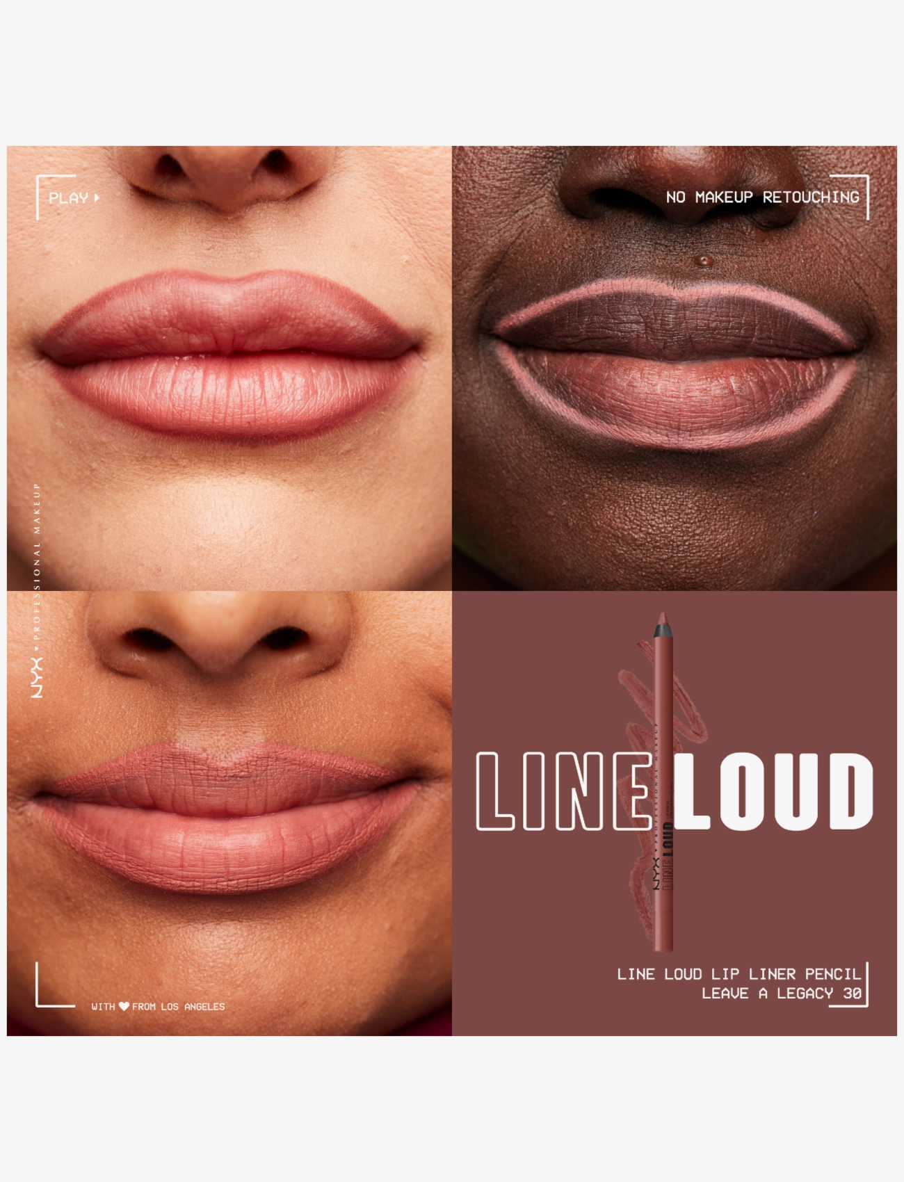 NYX Professional Makeup - NYX Professional Makeup Line Loud Lip Pencil 30 Leave A Legacy 1.2g - makeup - leave a legacy - 2