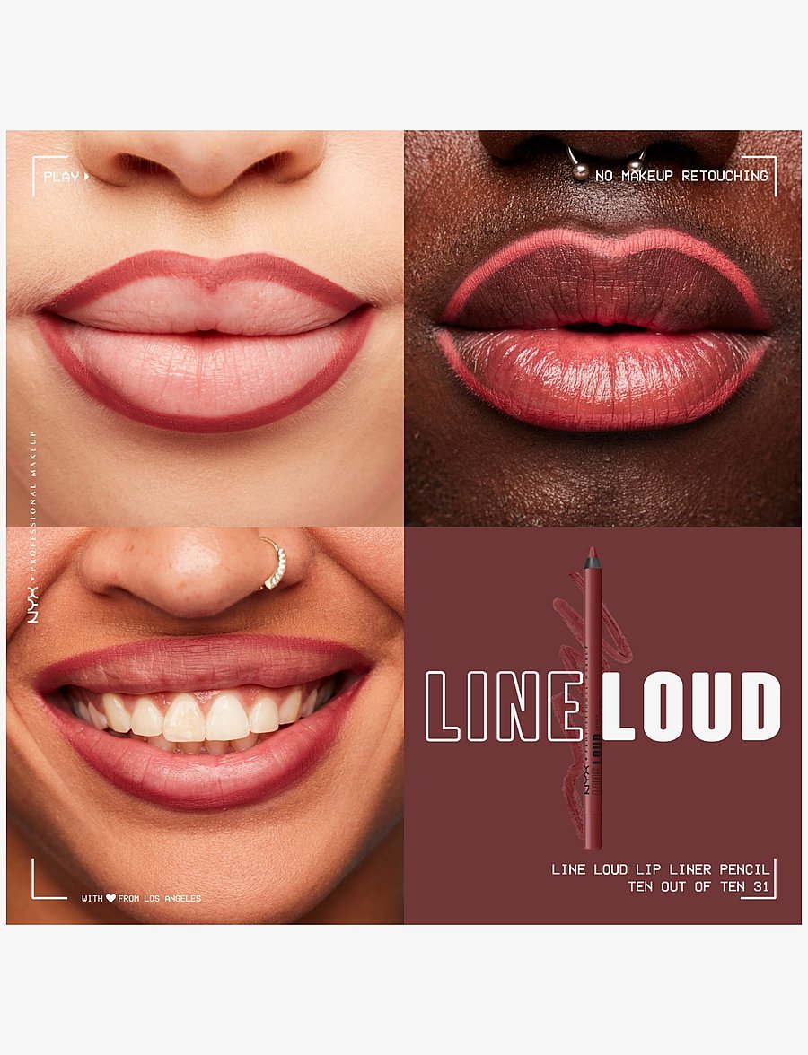 NYX Professional Makeup - NYX Professional Makeup Line Loud Lip Pencil 31 Ten Out Of Ten 1.2g - makeup - ten out of ten - 2