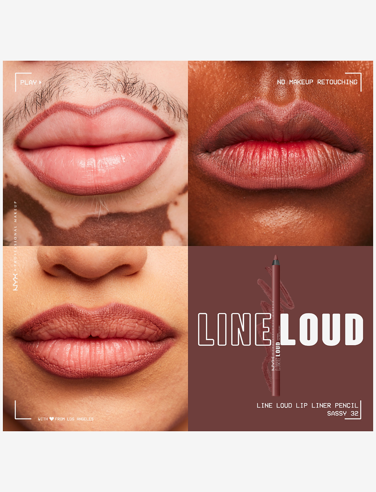 NYX Professional Makeup - NYX Professional Makeup Line Loud Lip Pencil 32 Sassy 1.2g - meikit - sassy - 2