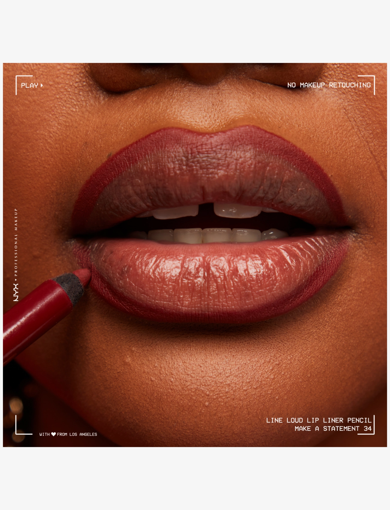 NYX Professional Makeup - NYX Professional Makeup Line Loud Lip Pencil 34 Make A Statement 1.2g - makeup - make a statement - 3