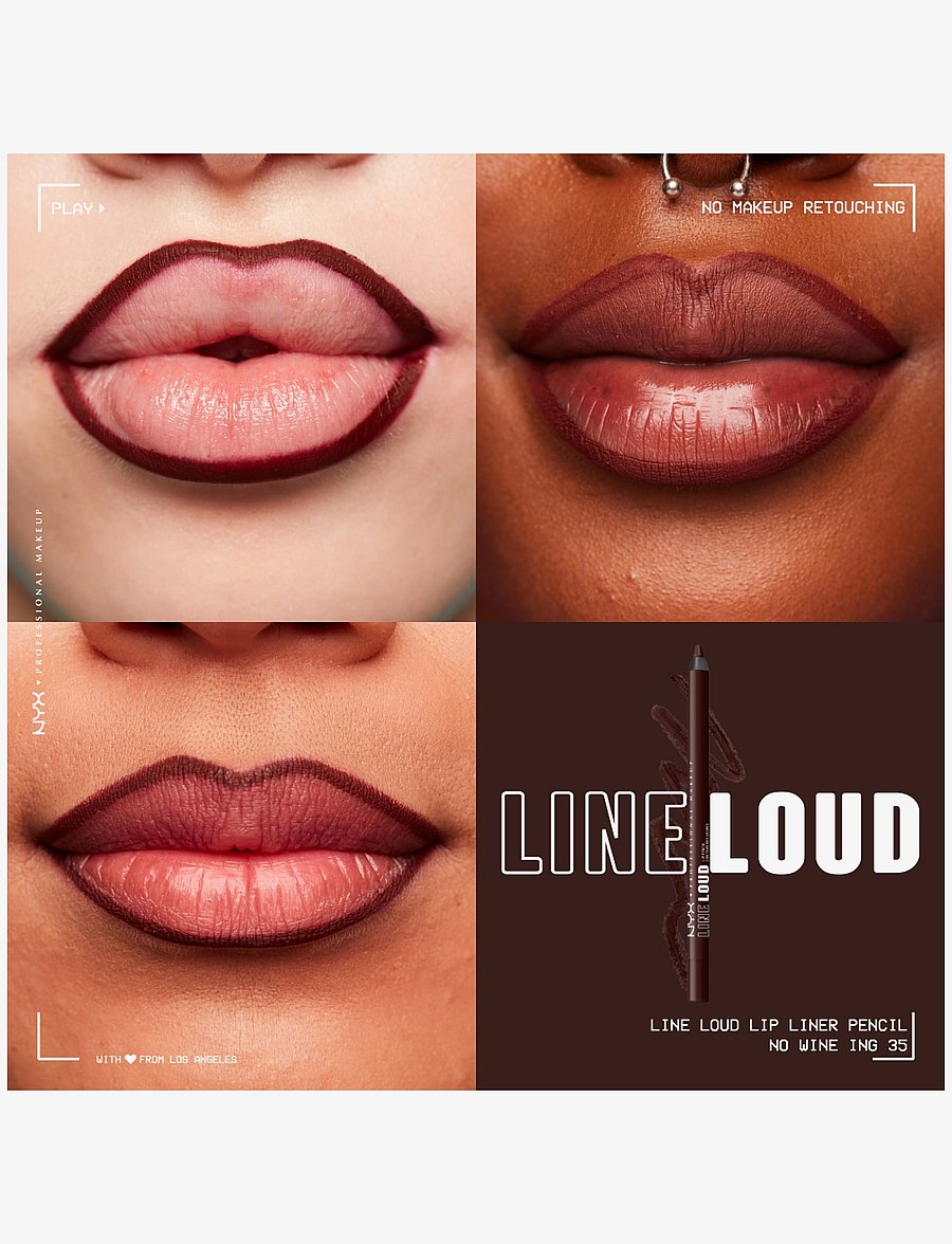 NYX Professional Makeup - NYX Professional Makeup Line Loud Lip Pencil 35 No Wine-ing 1.2g - no wine-ing - 2