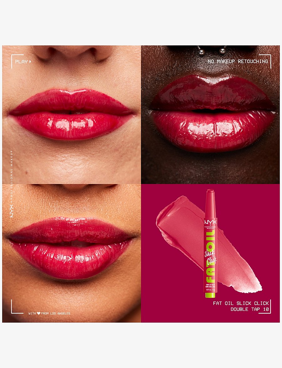 NYX Professional Makeup - NYX Professional Makeup Fat Oil Slick Click lip balm - läppbalsam - double tap - 2
