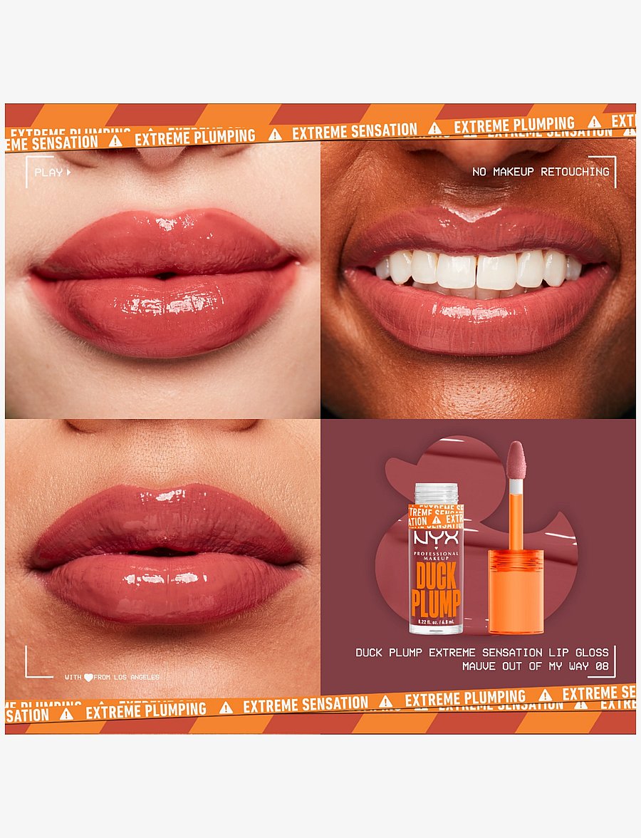 NYX Professional Makeup - NYX Professional Makeup Duck Plump Lip Lacquer 08 Mauve Out Of My Way 7ml - makeup - mauve out of my way - 1