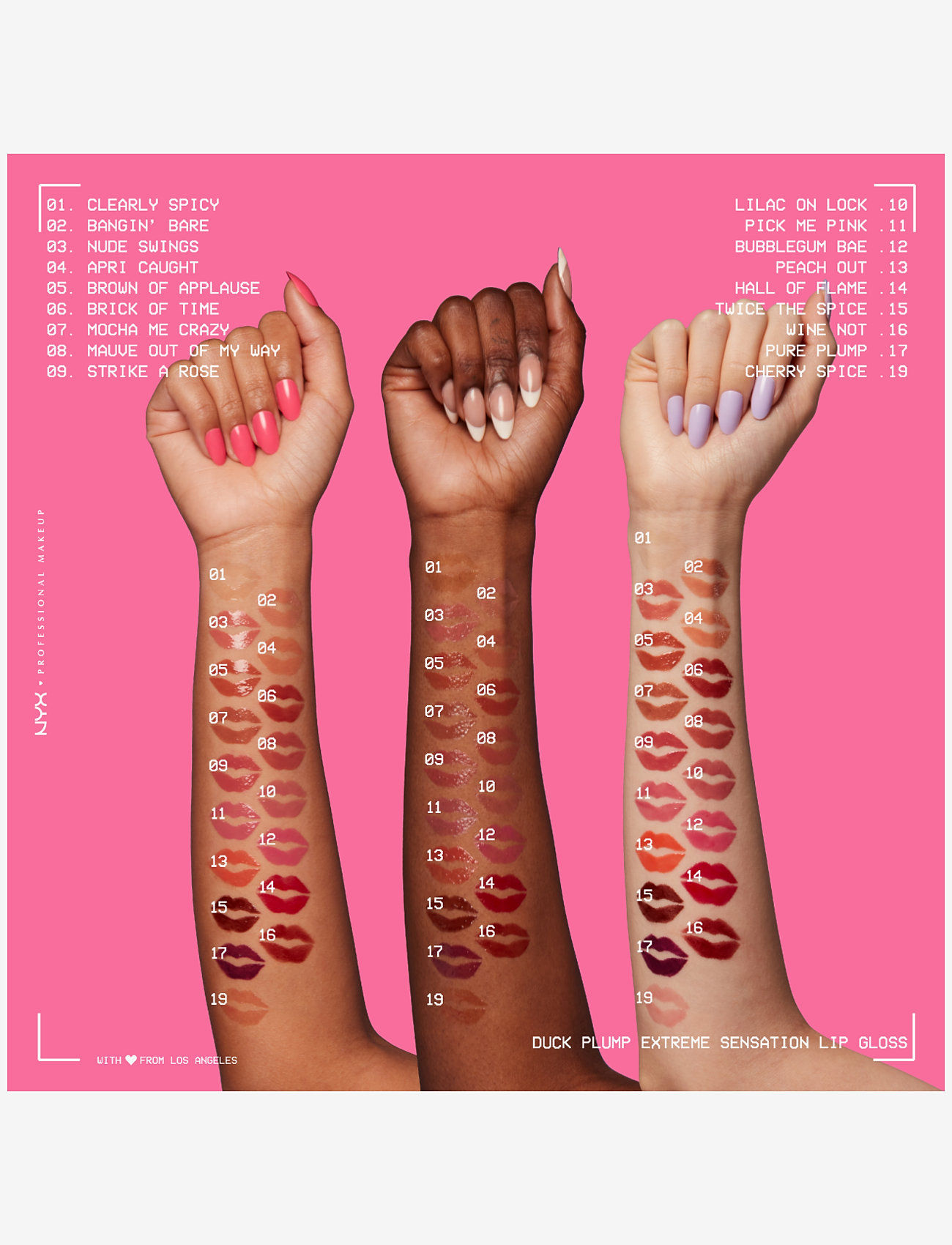 NYX Professional Makeup - NYX Professional Makeup Duck Plump Lip Lacquer 11 Pick Me Pink 7ml - smink - pick me pink - 3