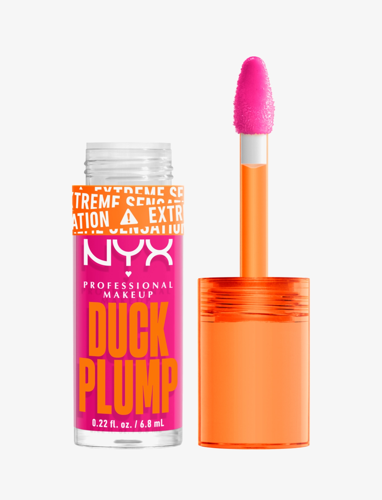 NYX Professional Makeup NYX Professional Makeup Duck Plump Lip Lacquer 12 Bubblegum Bae 7ml - NYX PROFESSIONAL MAKEUP - BUBBLEGUM BAE / clear