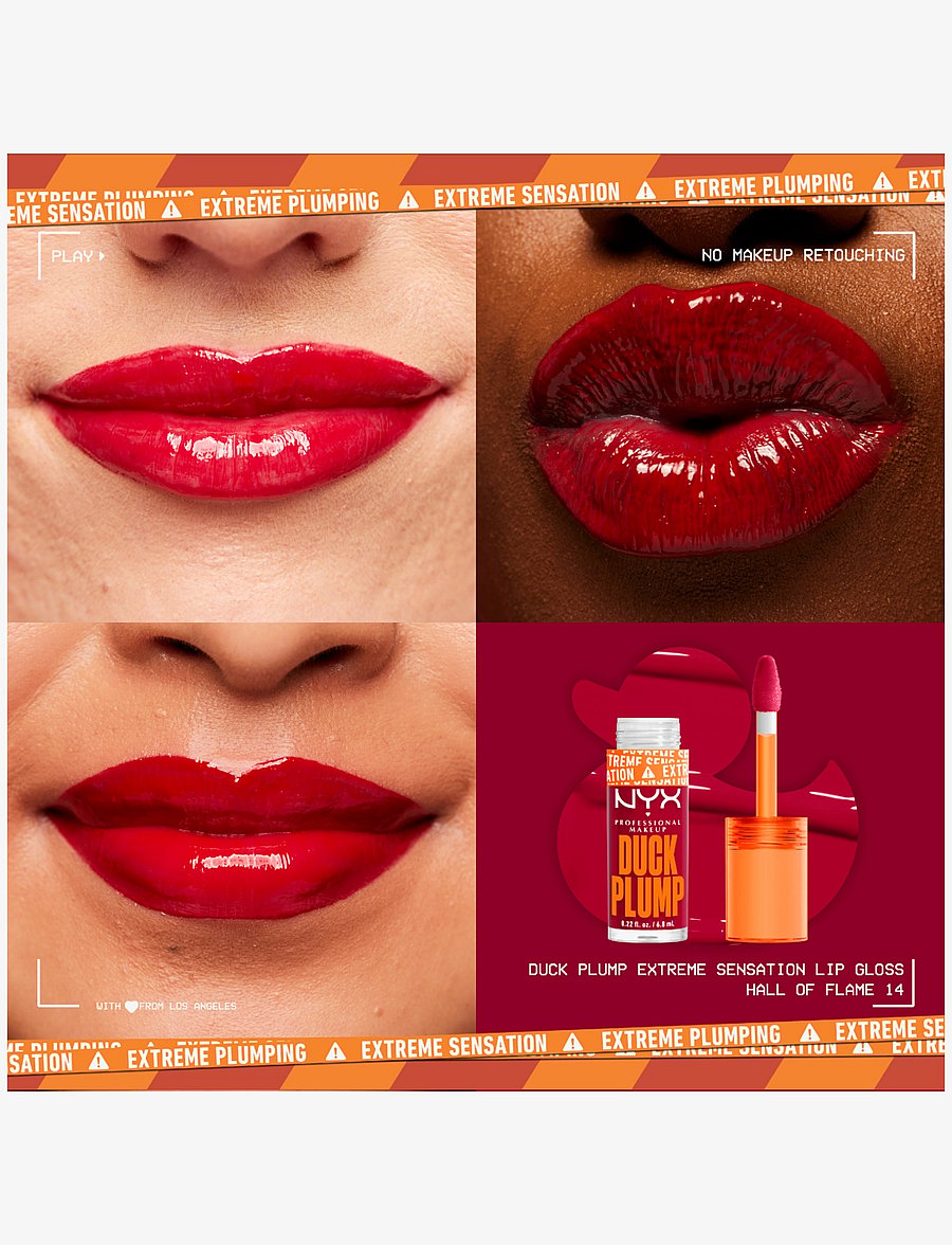 NYX Professional Makeup - NYX Professional Makeup Duck Plump Lip Lacquer 14 Hall of Flame 7ml - makeup - hall of flame - 1