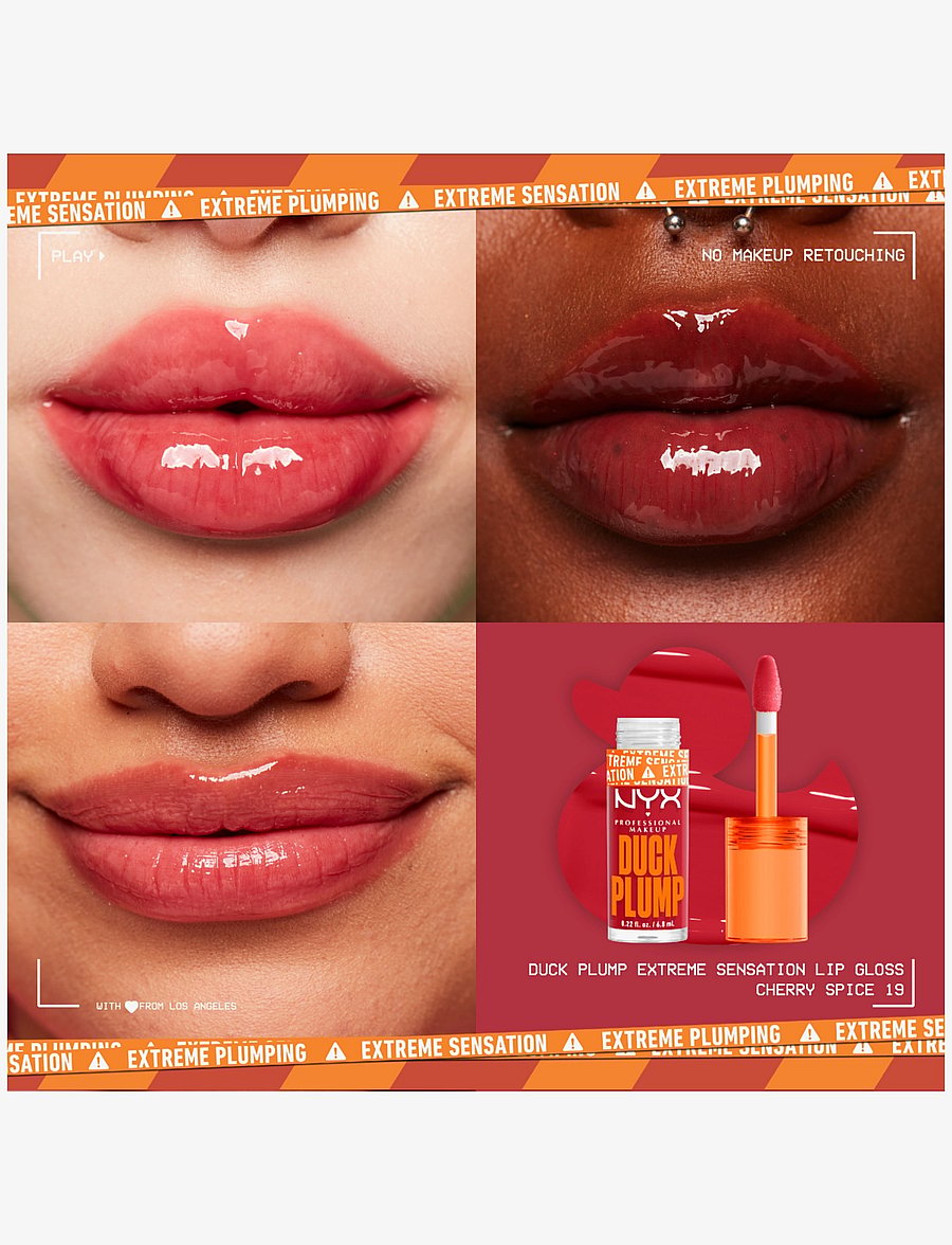 NYX Professional Makeup - NYX Professional Makeup Duck Plump Lip Lacquer 19 Cherry Spice 7ml - makeup - cherry spice - 1
