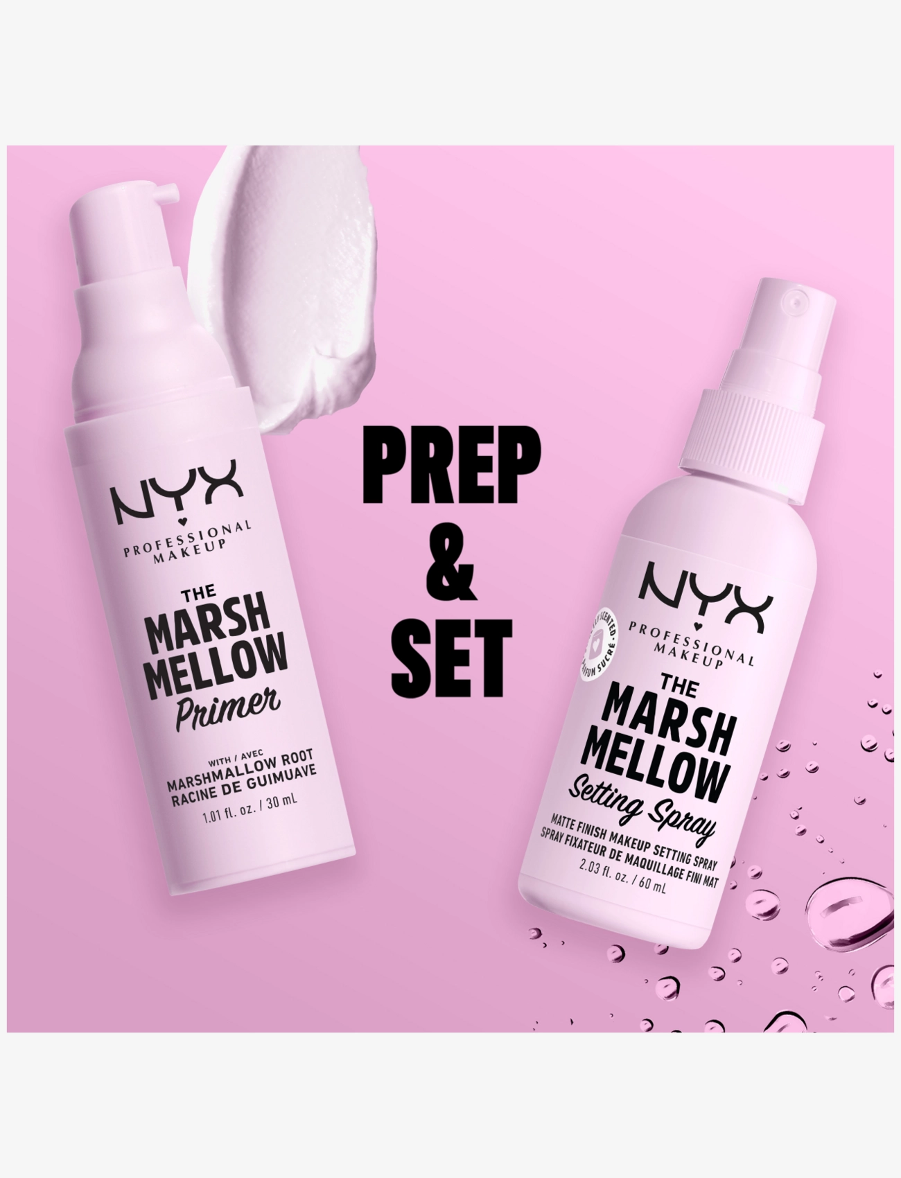 NYX Professional Makeup - NYX Professional Makeup The Marshmellow Matte Setting Spray 60ml - sminke - marshmellow - 2