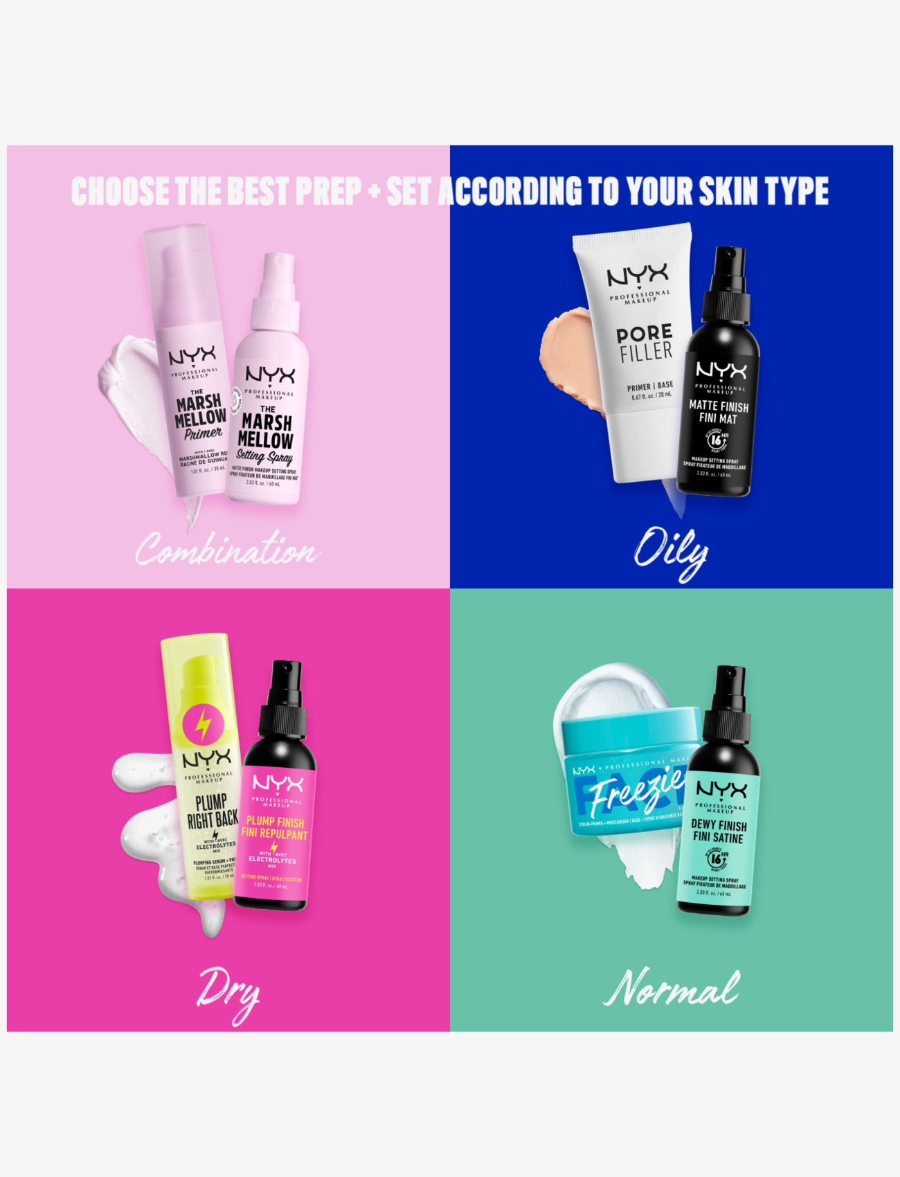 NYX Professional Makeup - NYX Professional Makeup The Marshmellow Matte Setting Spray 60ml - sminke - marshmellow - 3