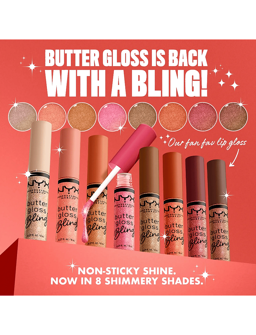 NYX Professional Makeup - NYX Professional Makeup Butter Gloss Bling! Lip Gloss 05 She Got Money 8 ml - makeup - she got money - 5