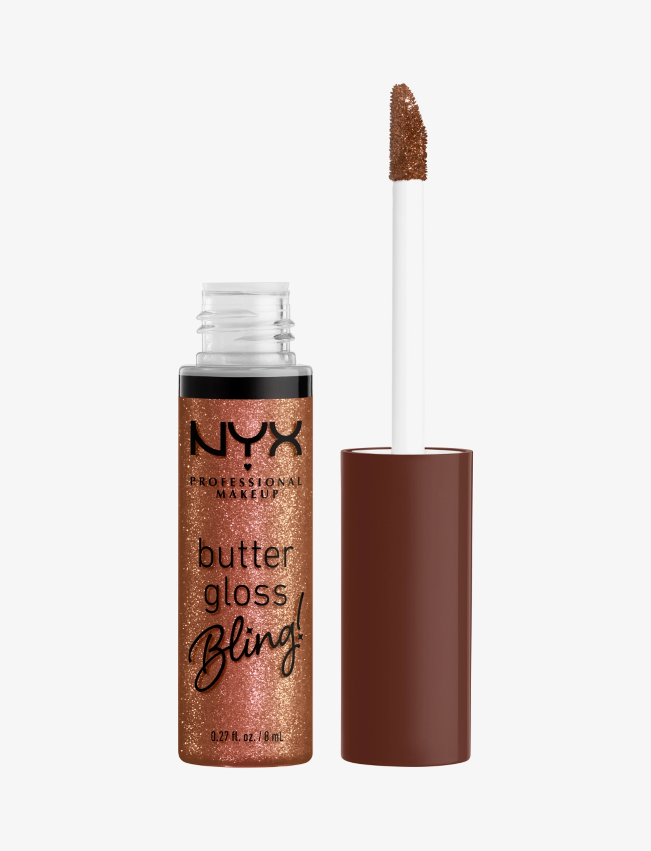 NYX Professional Makeup NYX Professional Makeup Butter Gloss Bling Hustla 08 - NYX PROFESSIONAL MAKEUP - HUSTLA 08 / brown