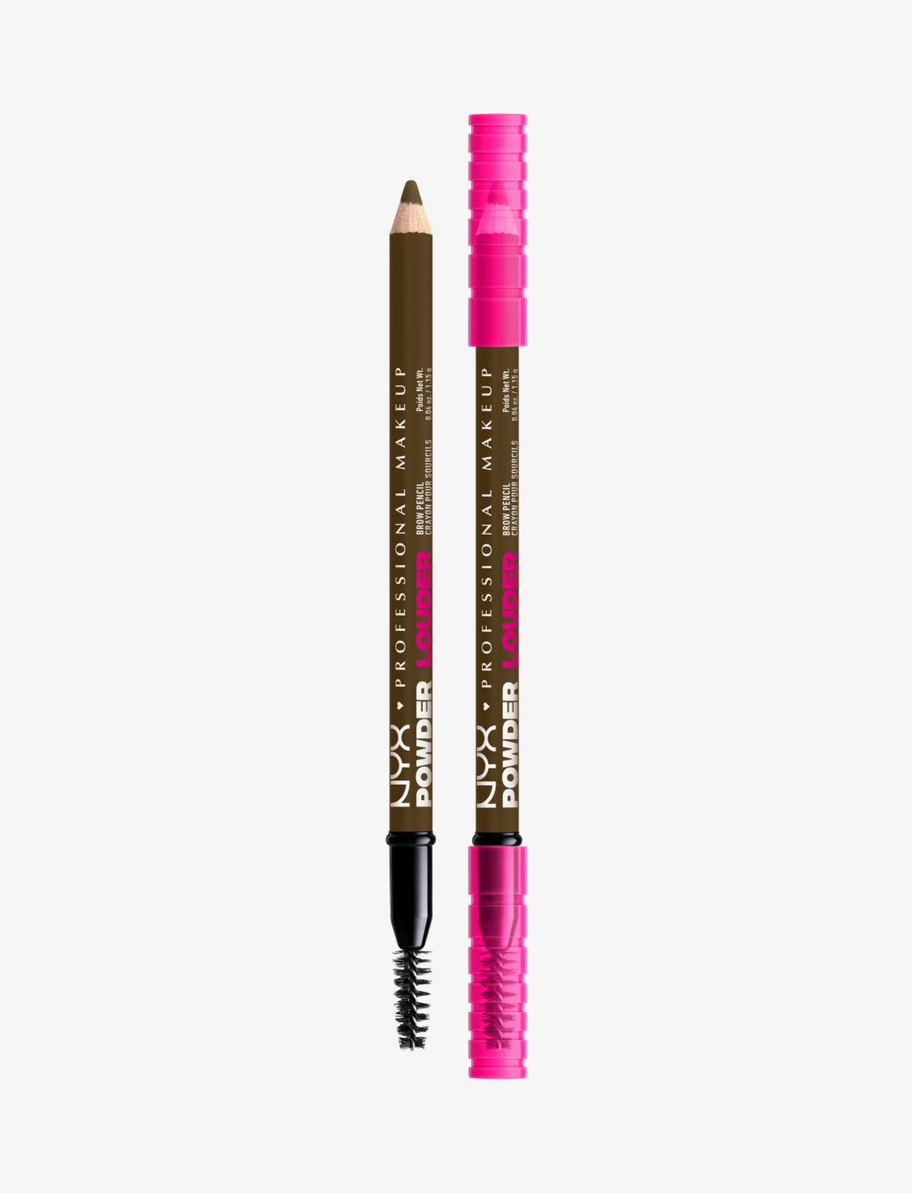 NYX Professional Makeup Powder Louder 02 Taupe Brow Pen, Øjenbrynsblyant, Brun, Str: 1.15 G