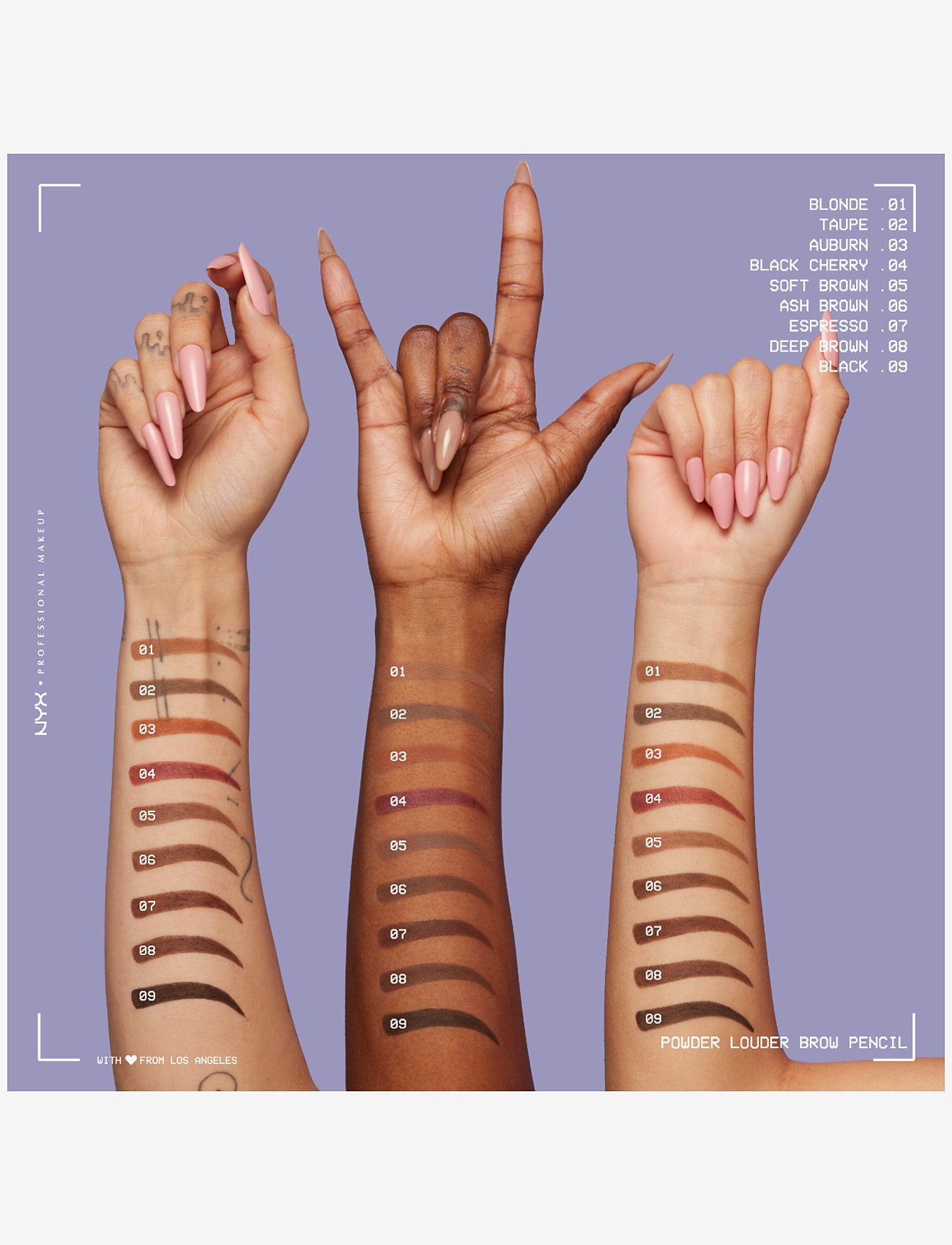 NYX Professional Makeup - NYX Professional Makeup Powder Louder 05 Soft Brown brow pen - makeup - soft brown - 5